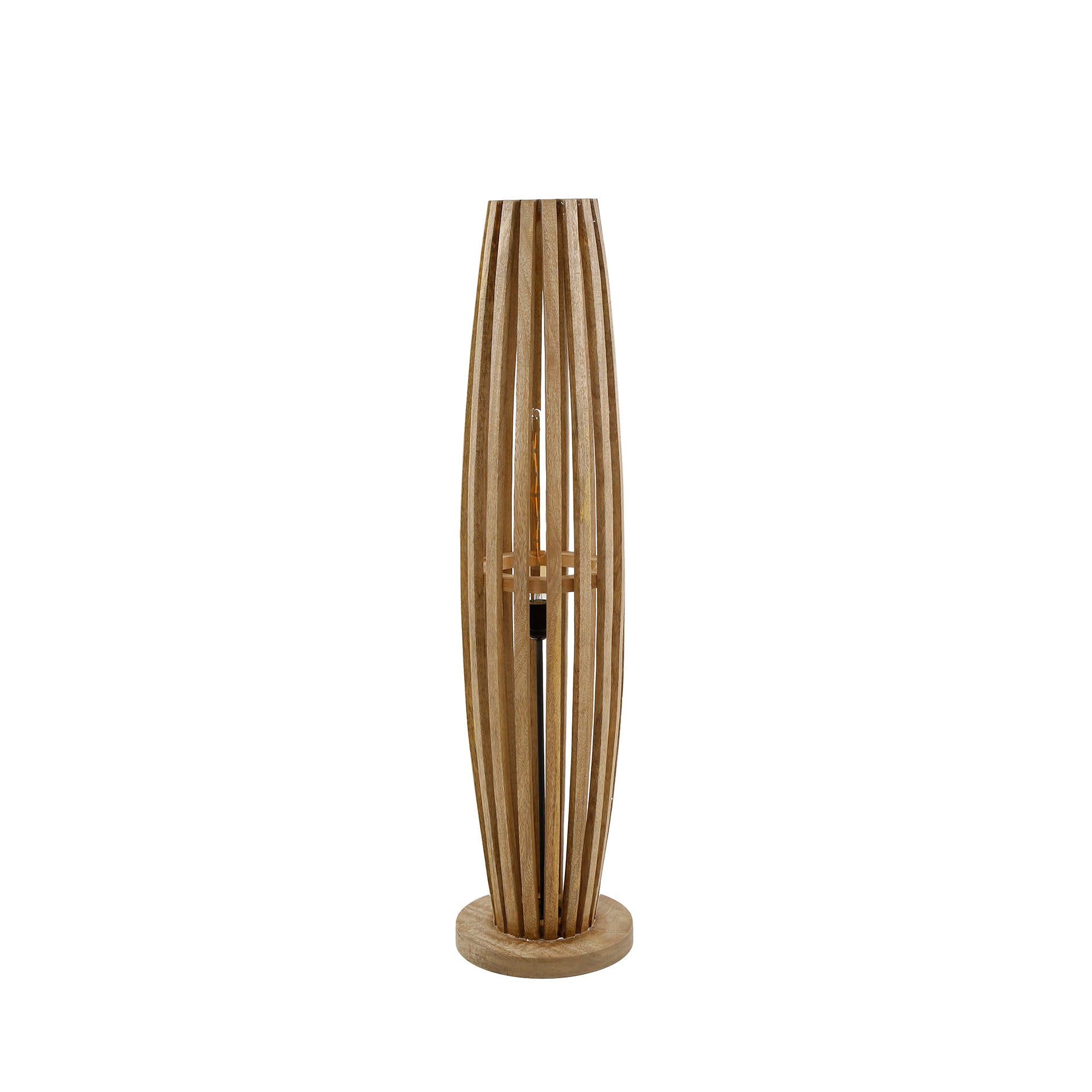 Stehleuchte – Linea Hue – Massivholz Mango natur