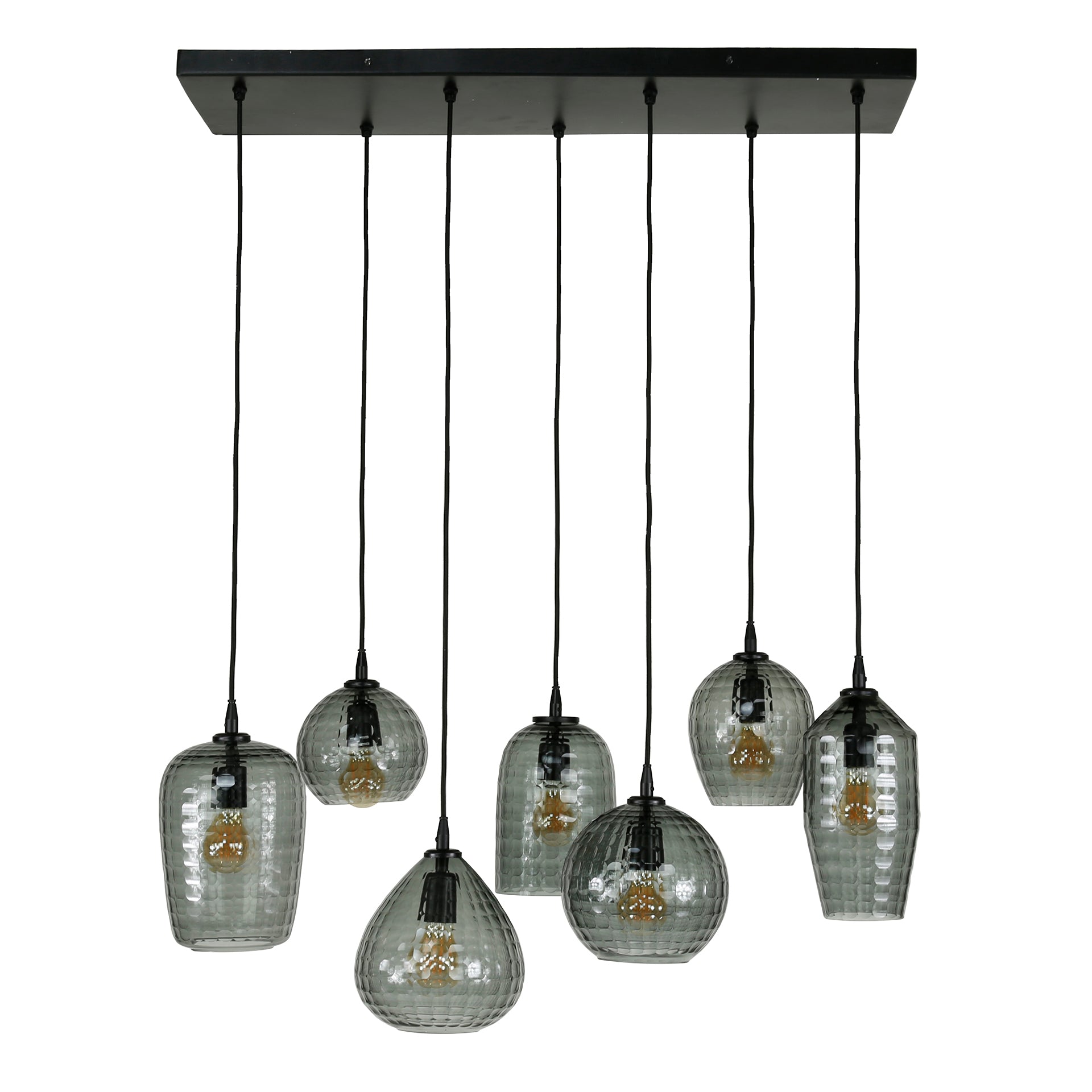 Hängeleuchte – Soma Stone – Glas – Smoke grey glass