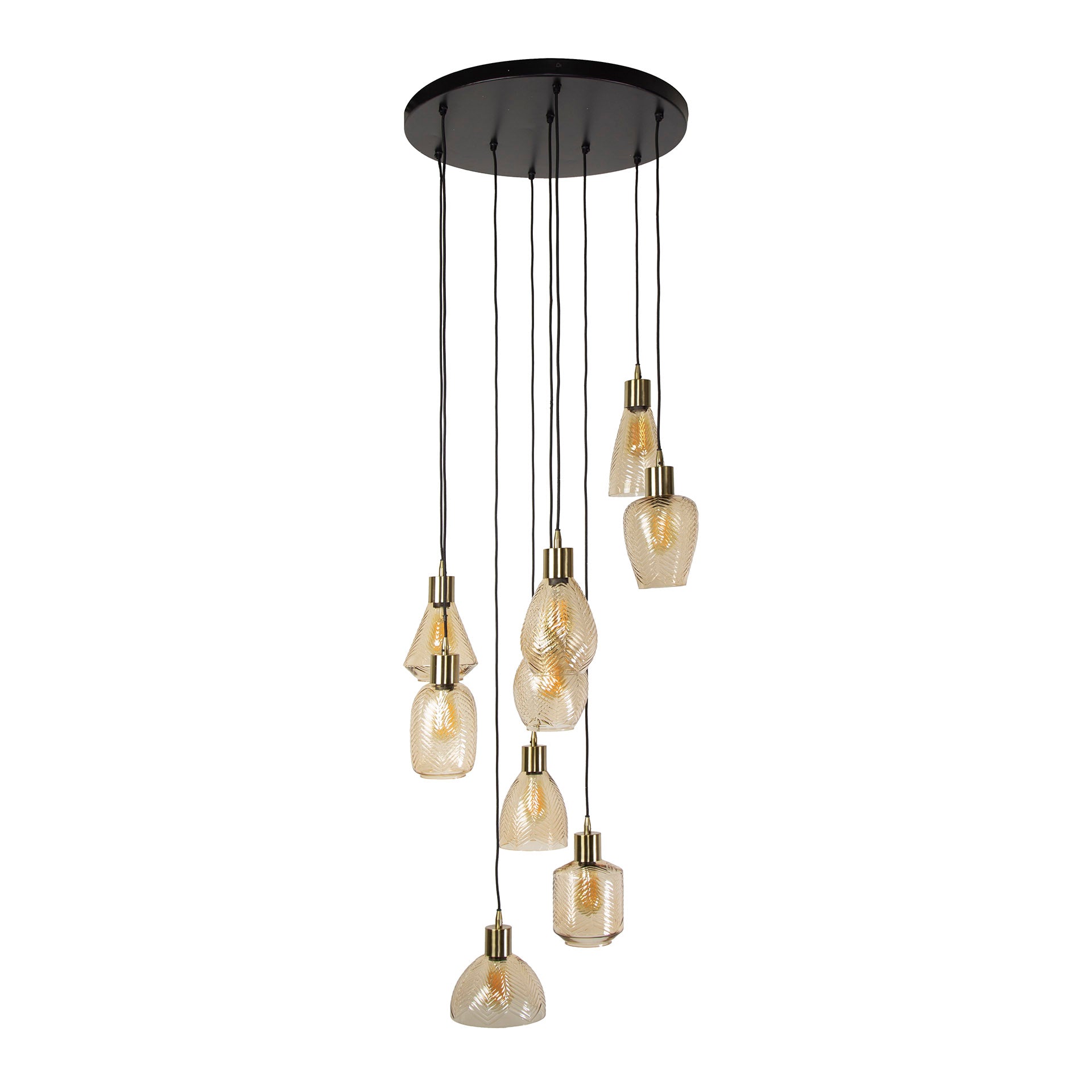 Hängeleuchte – Mira Select – Glas – Amber color glas