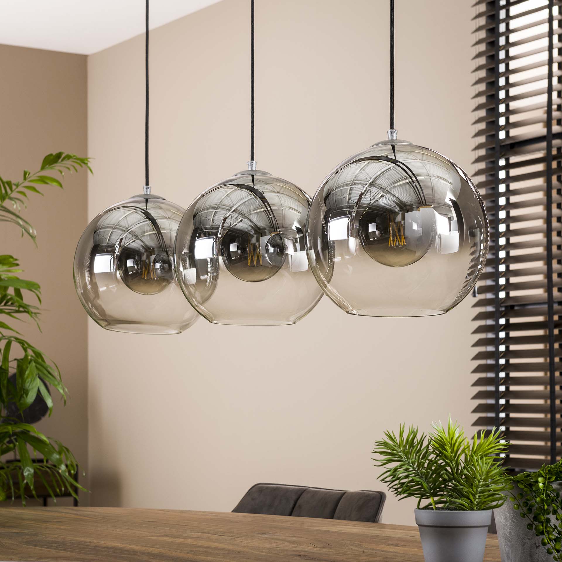 Hängeleuchte – Luma Modern – Alt Silber Finish
