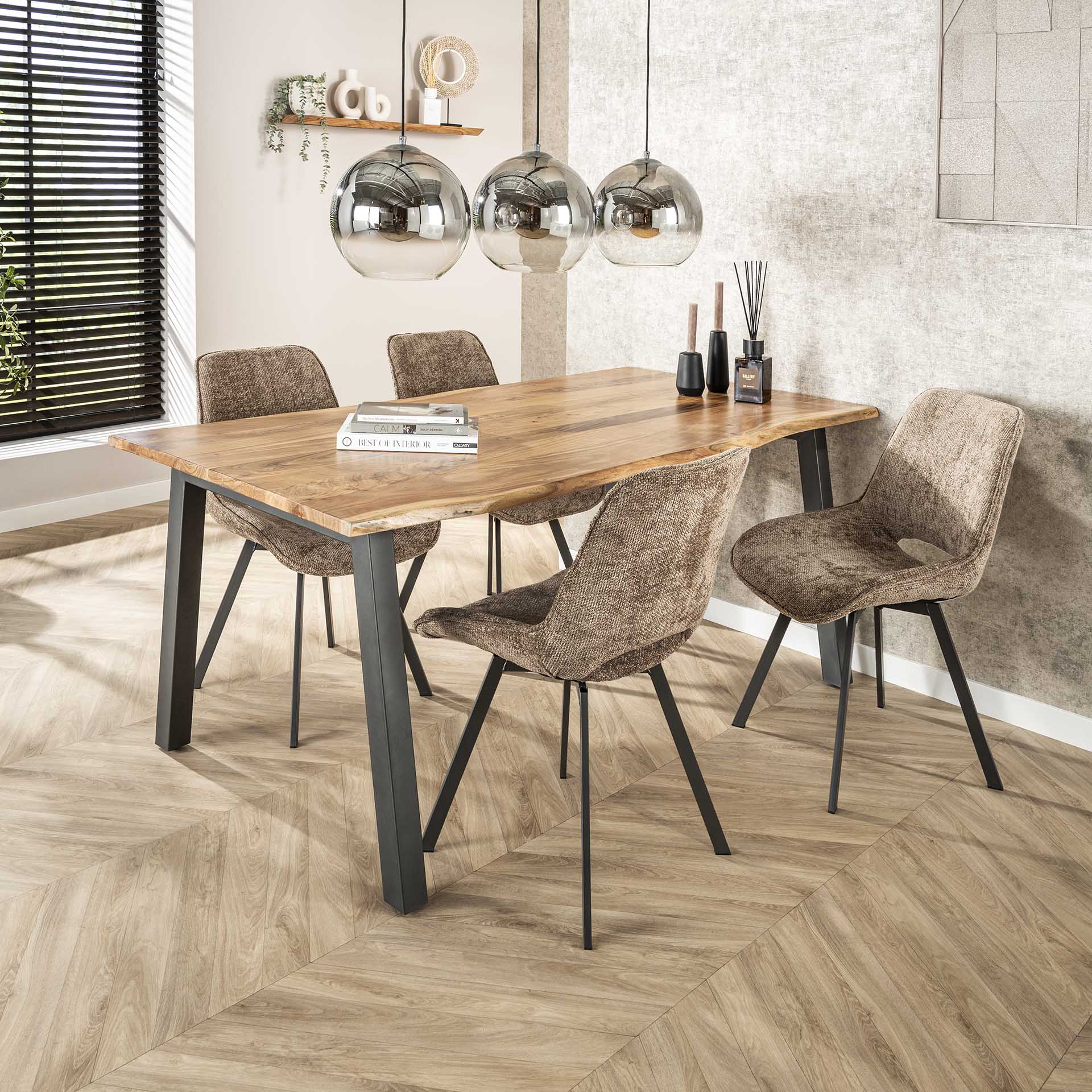 Hängeleuchte – Luma Modern – Alt Silber Finish