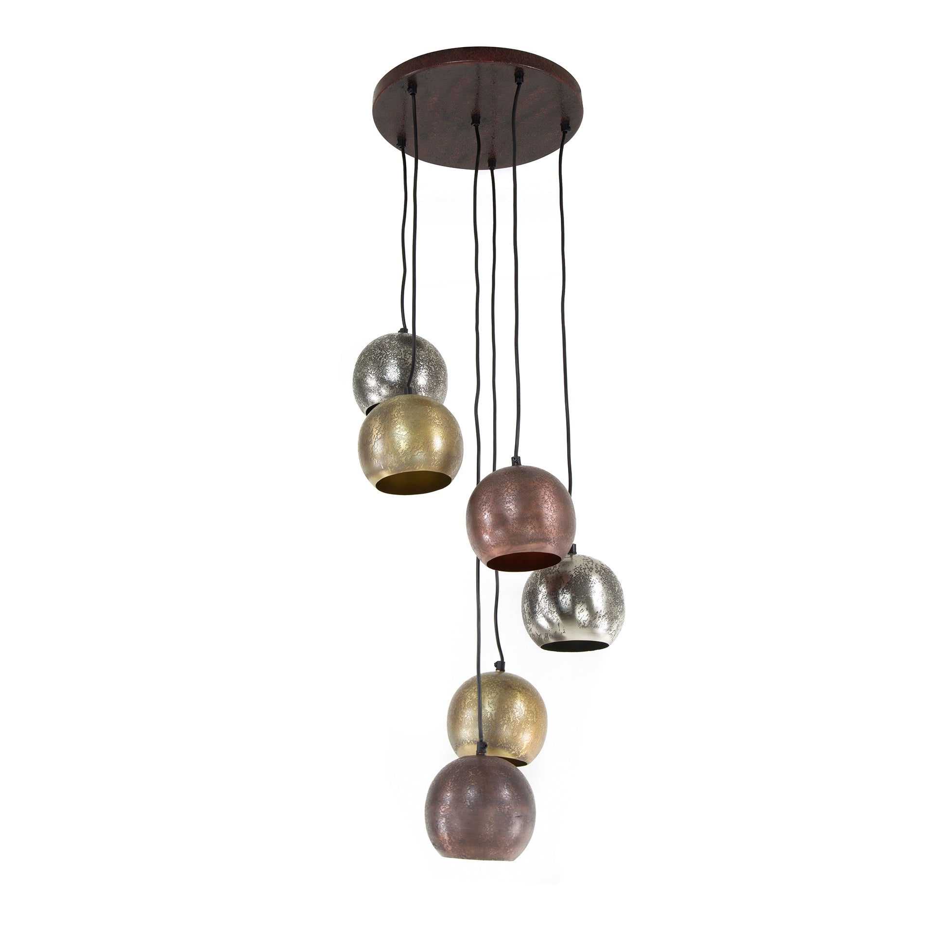 Hängeleuchte – Vivo Grace – Metall – Matt nickel multi color