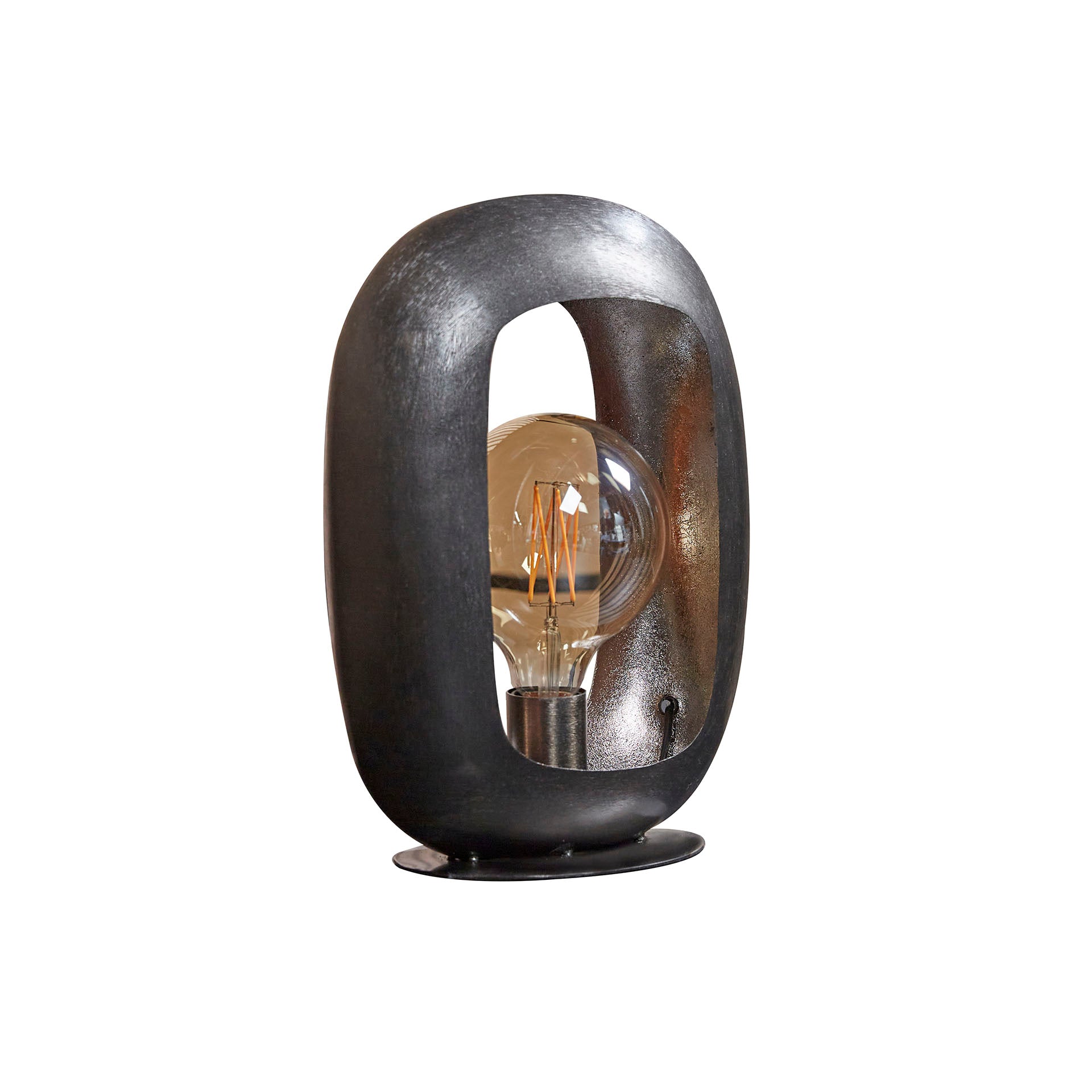 Tischleuchte – Prisma Noir – Schwarz Nickel