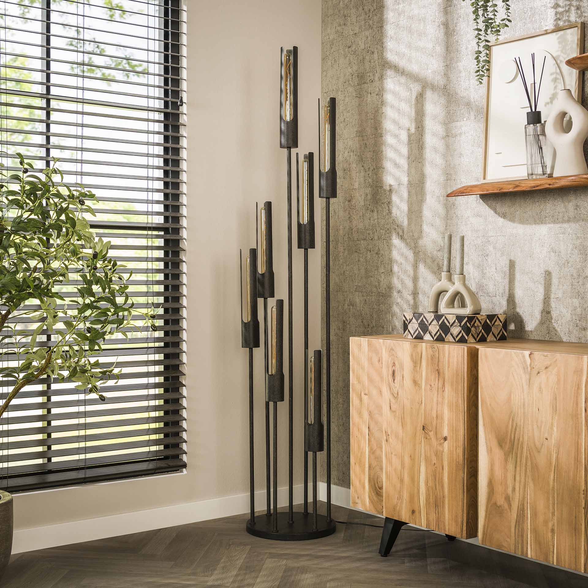 Stehleuchte – Helio Pure – Artic schwarz