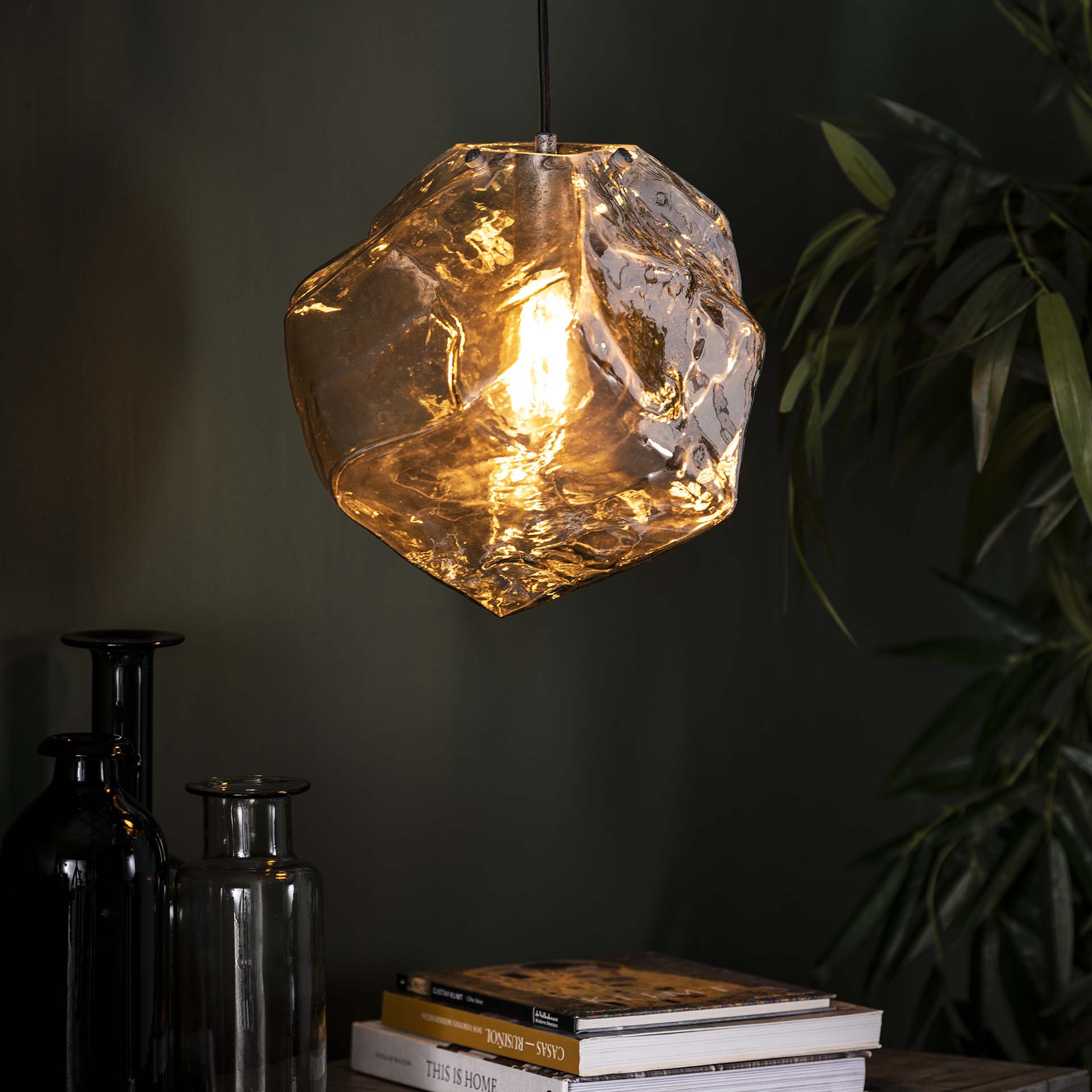 Hängeleuchte – Noro Classic – Glas – Chromed glas