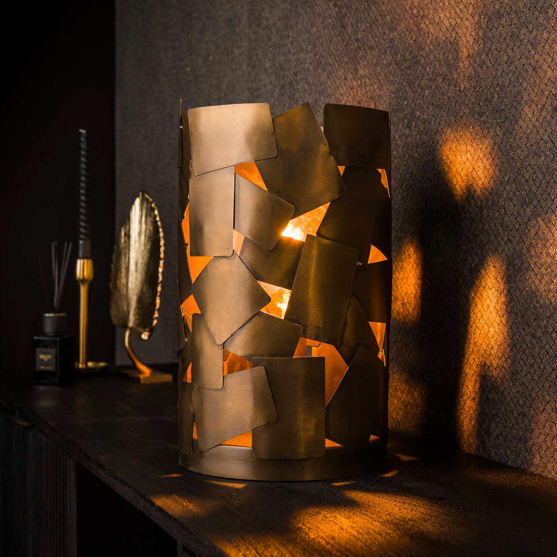 Tischleuchte – Soma Living – Antike bronze