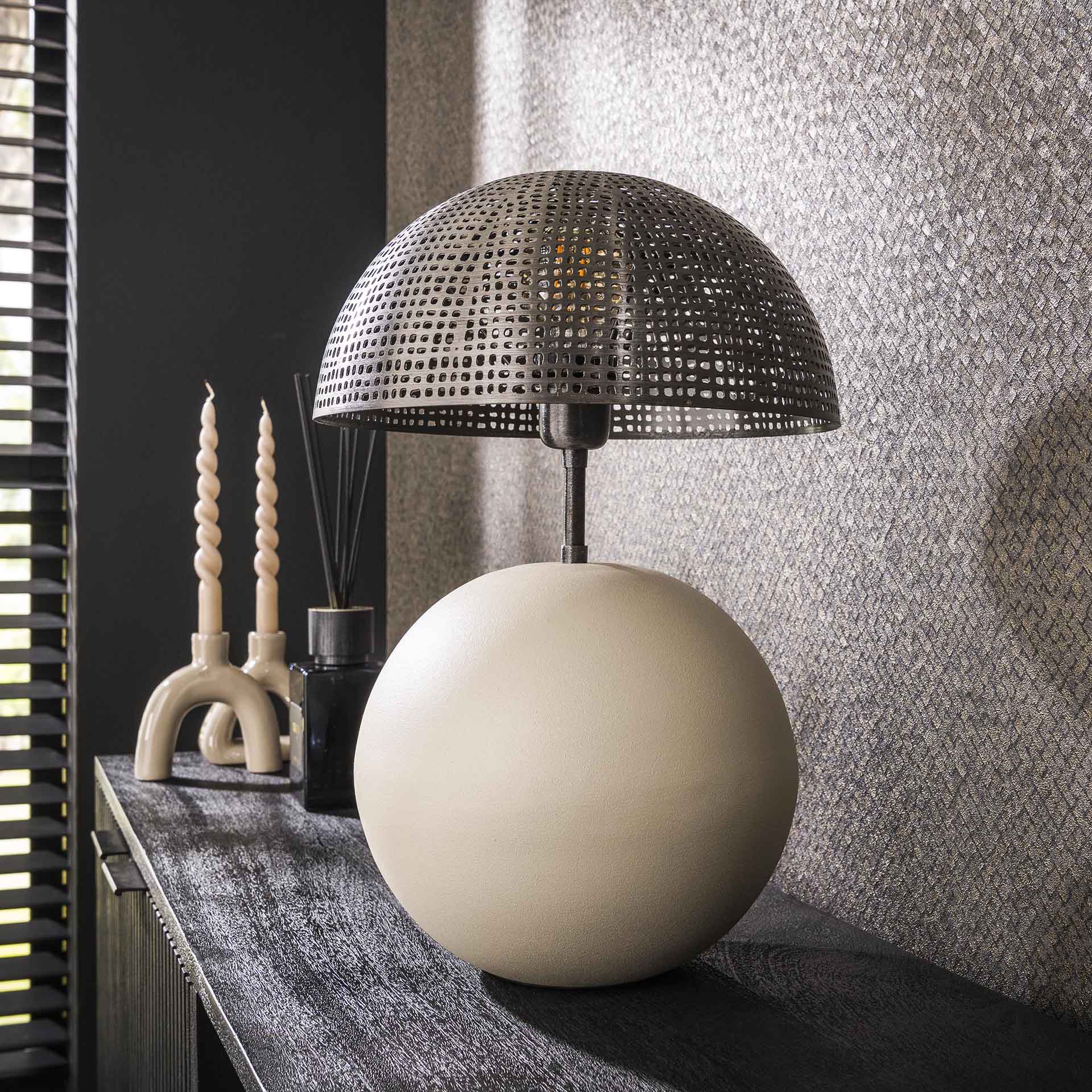 Tischleuchte – Vesta Modern – Matt beige