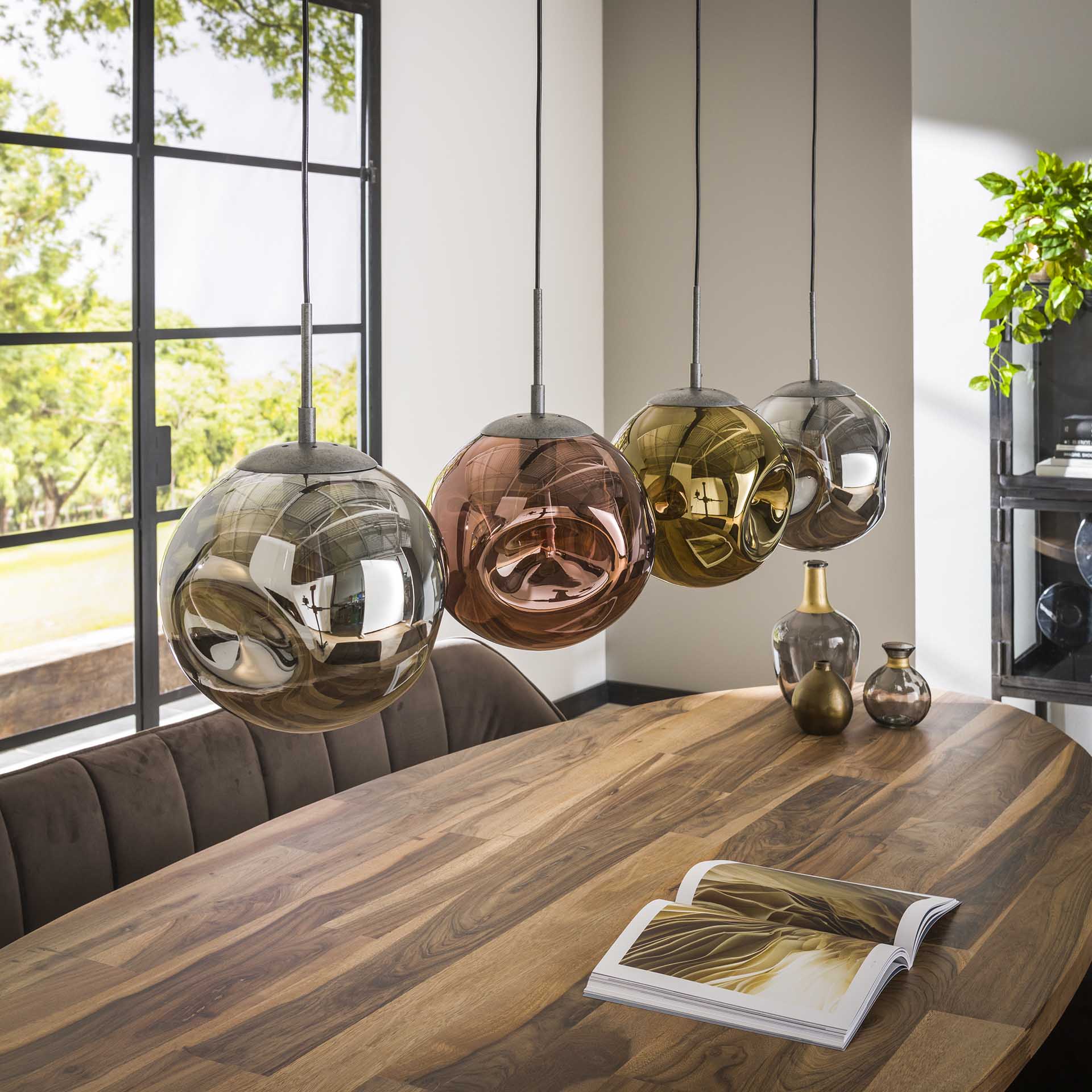Hängeleuchte – Aureo Hue – Alt Silber Finish