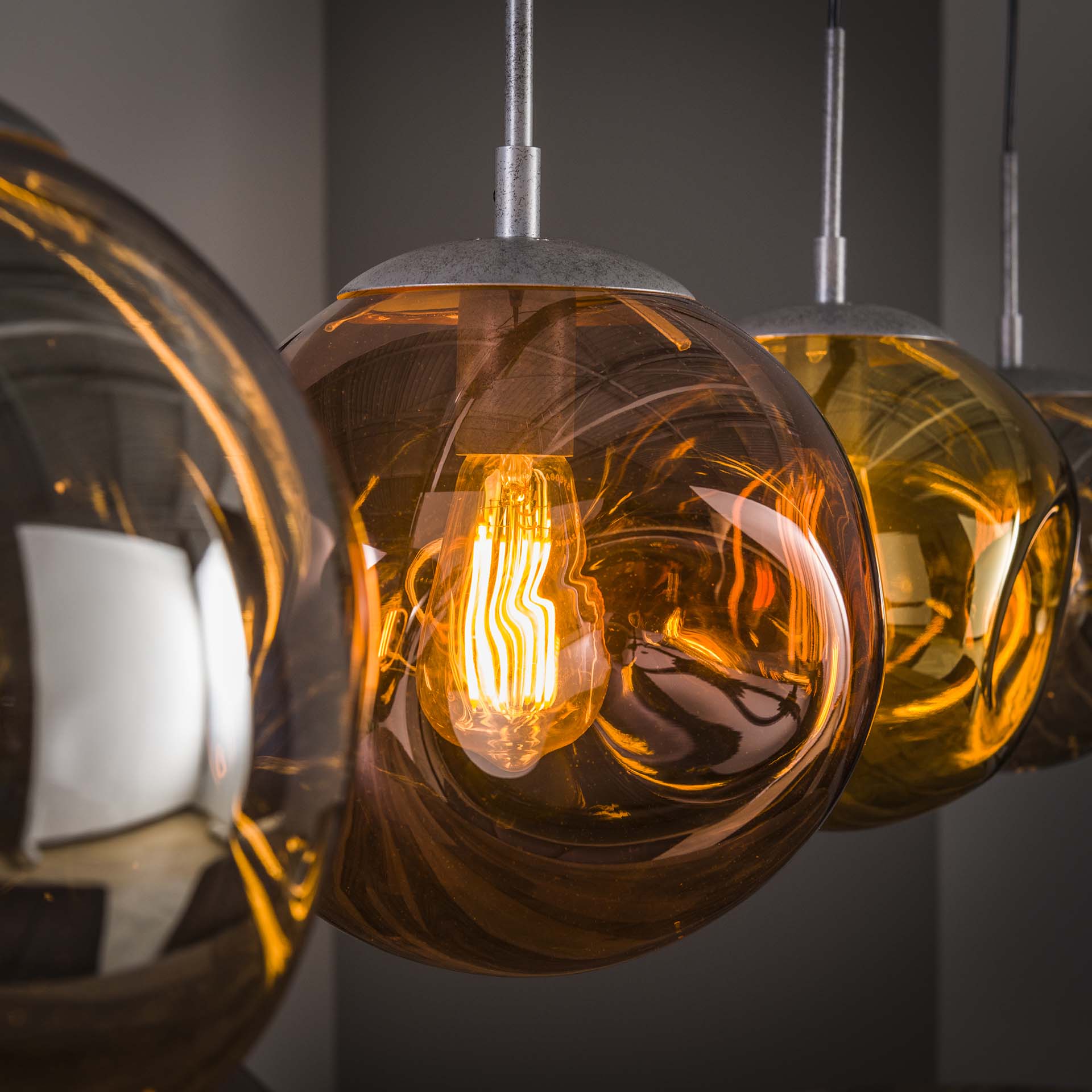 Hängeleuchte – Aureo Hue – Alt Silber Finish