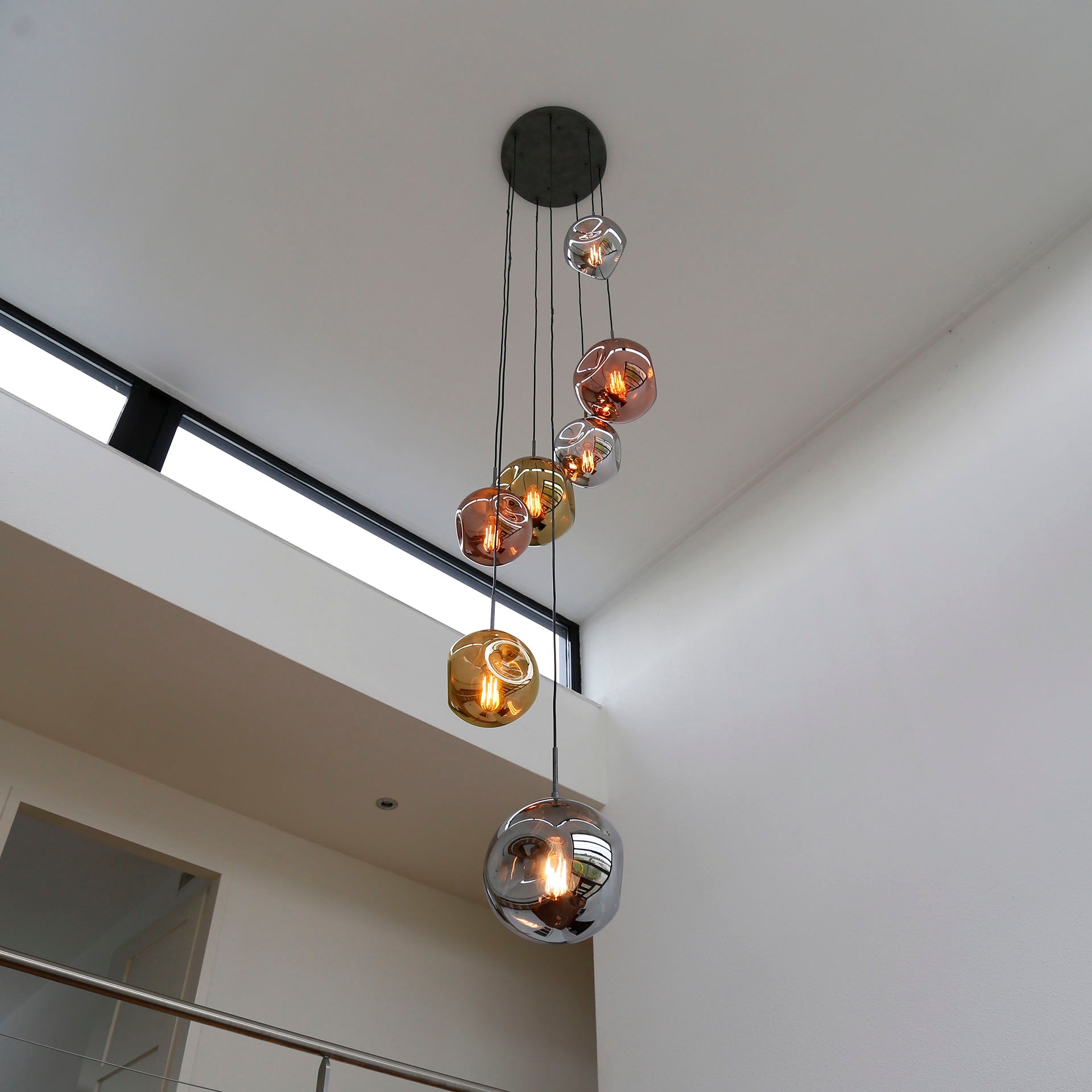 Hängeleuchte – Linea Origin – Alt Silber Finish