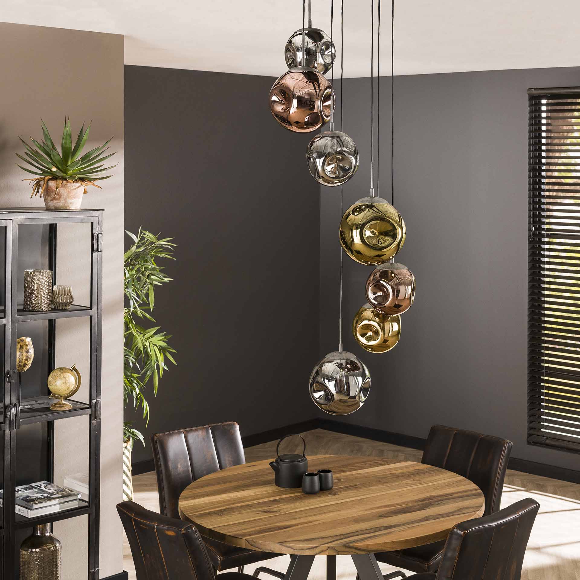 Hängeleuchte – Linea Origin – Alt Silber Finish