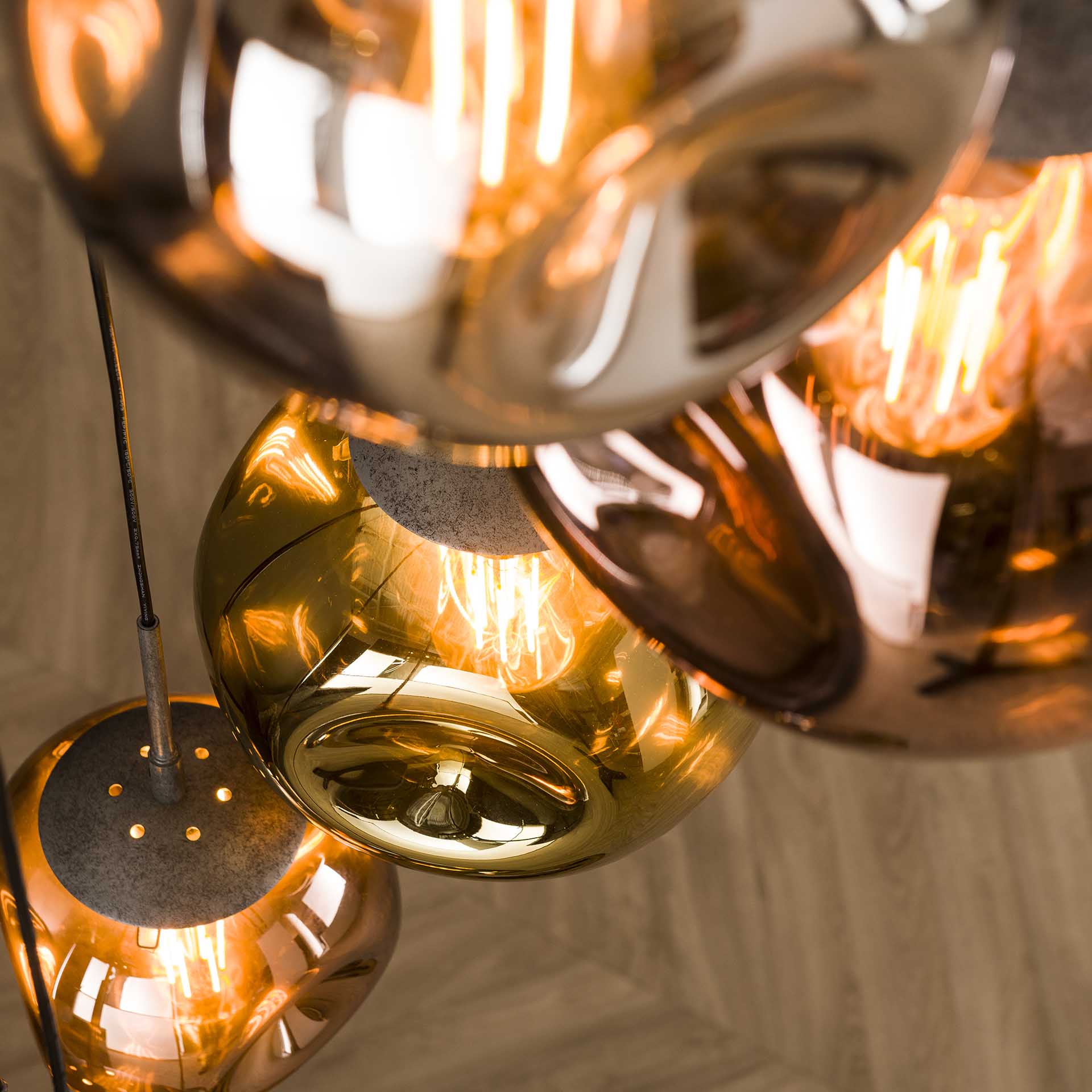 Hängeleuchte – Linea Origin – Alt Silber Finish