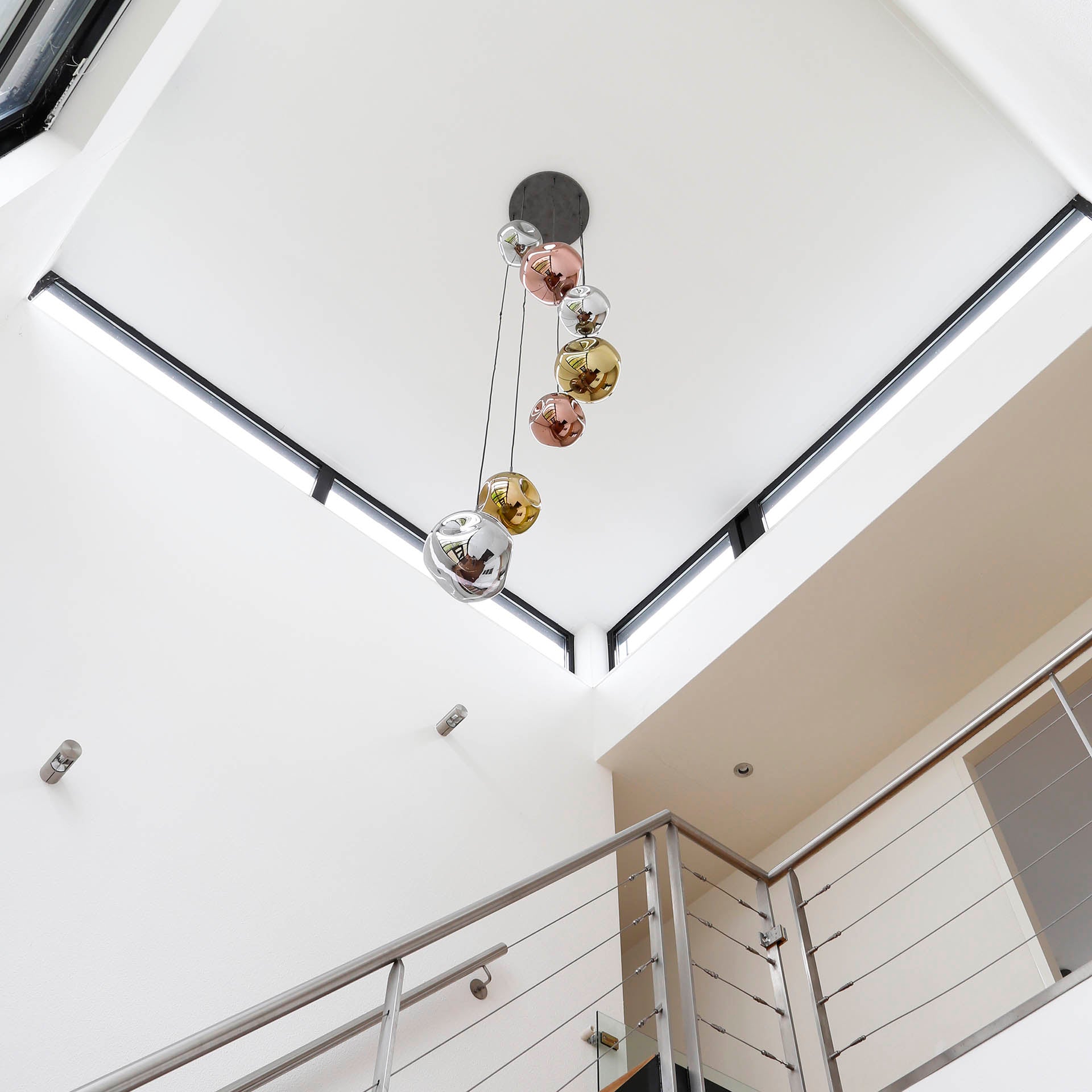 Hängeleuchte – Linea Origin – Alt Silber Finish