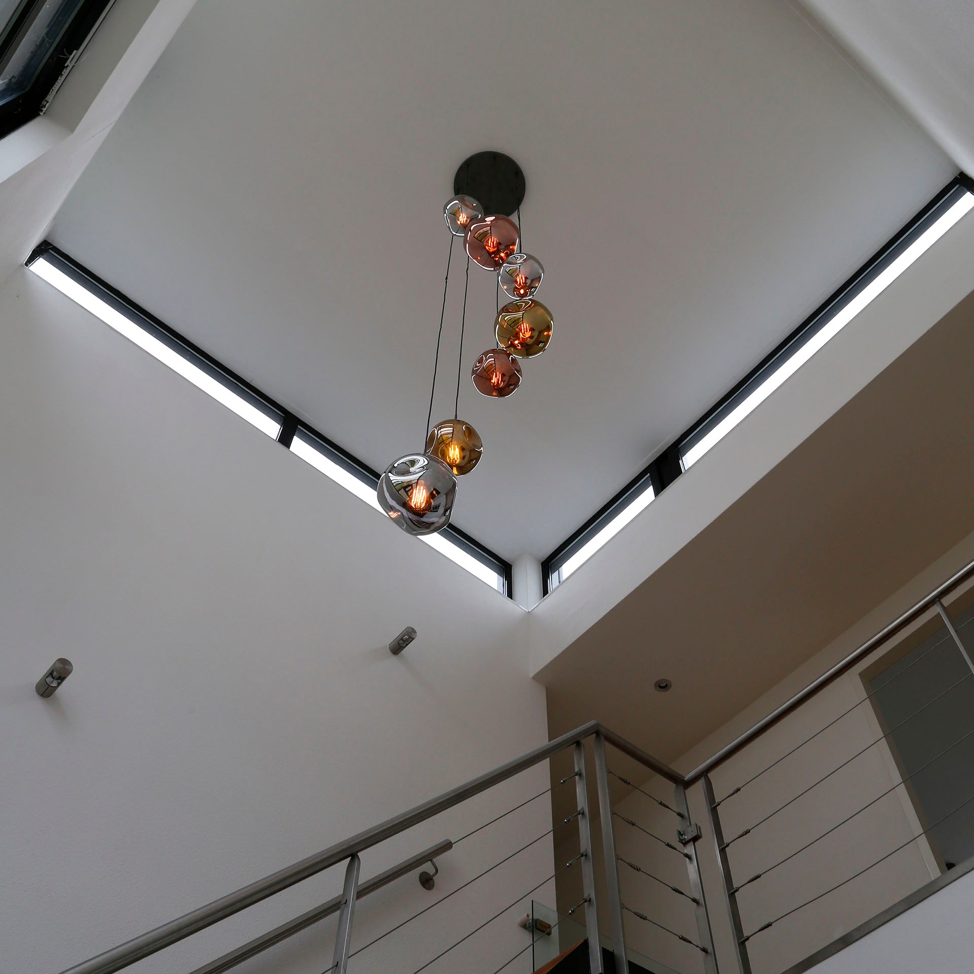 Hängeleuchte – Linea Origin – Alt Silber Finish