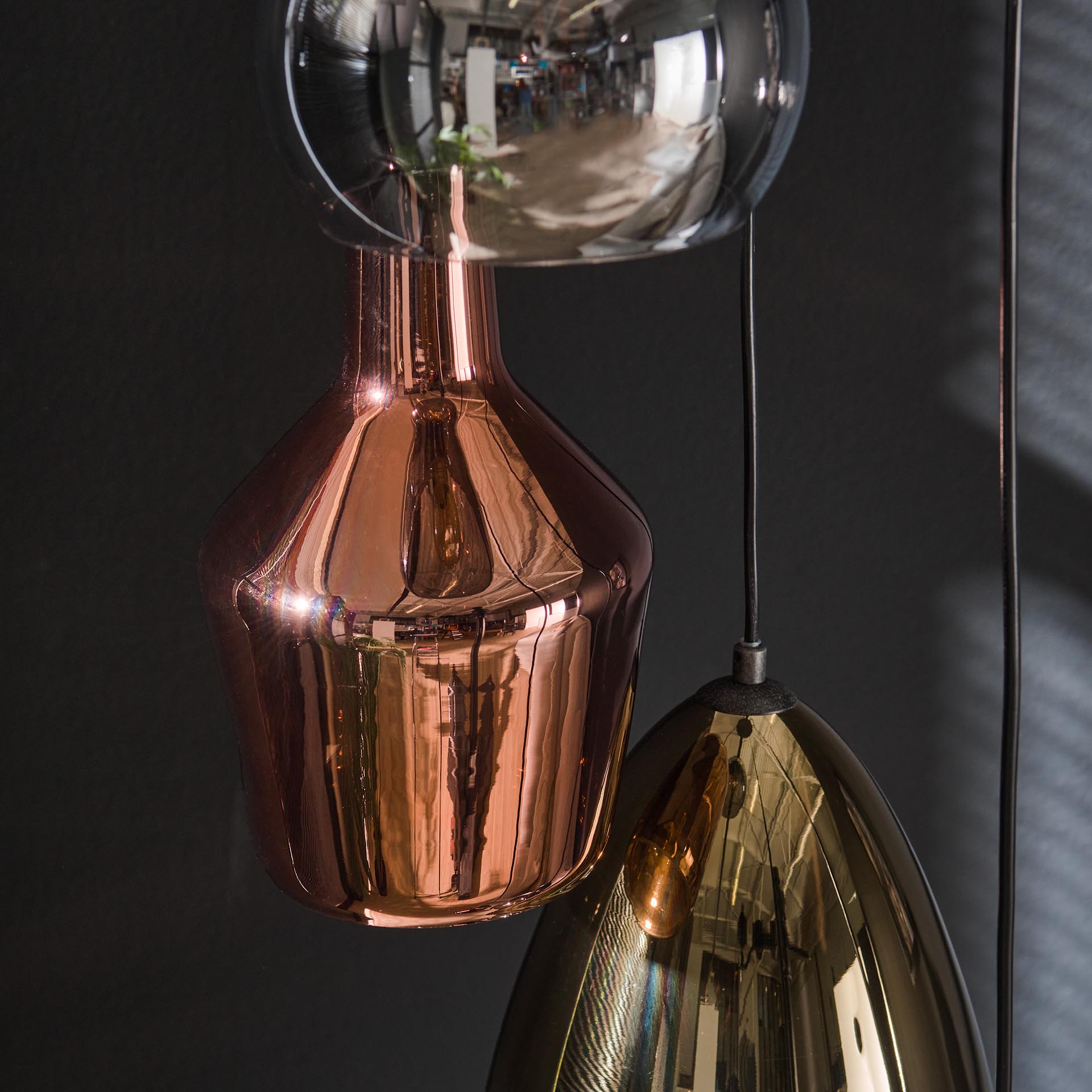 Hängeleuchte – Prisma Pure – Glas – Artic schwarz