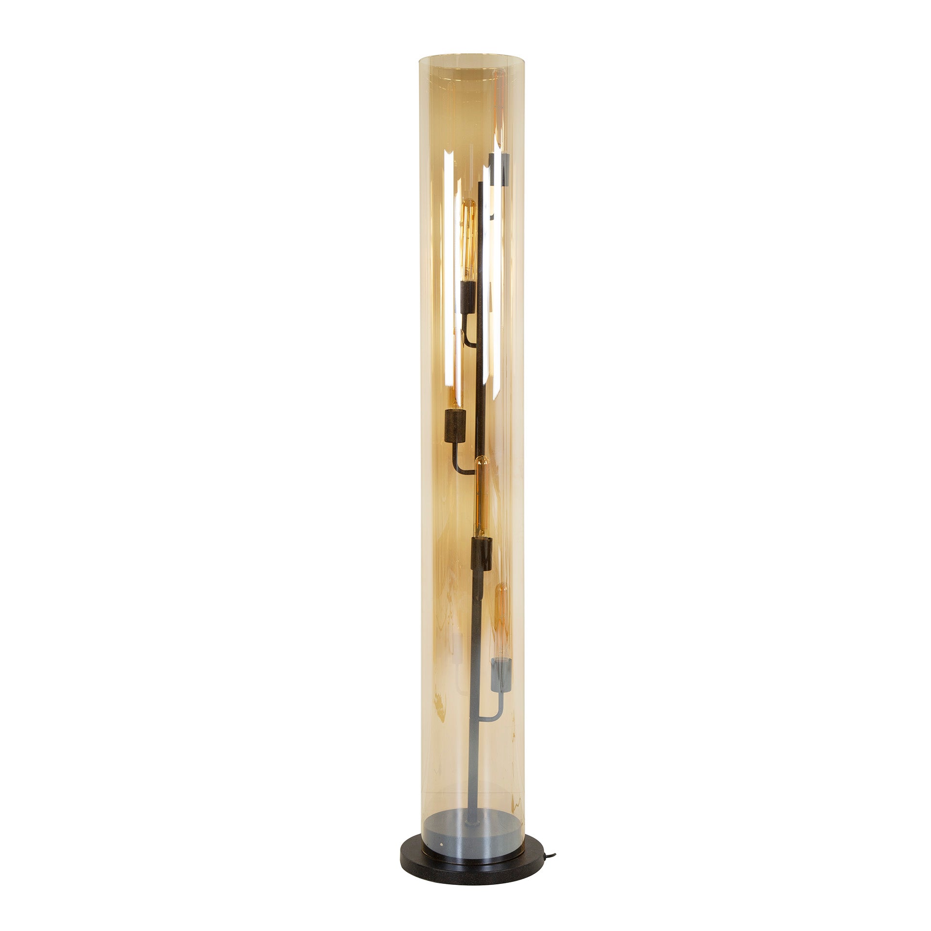 Stehleuchte – Aureo Prime – Glas – Artic schwarz