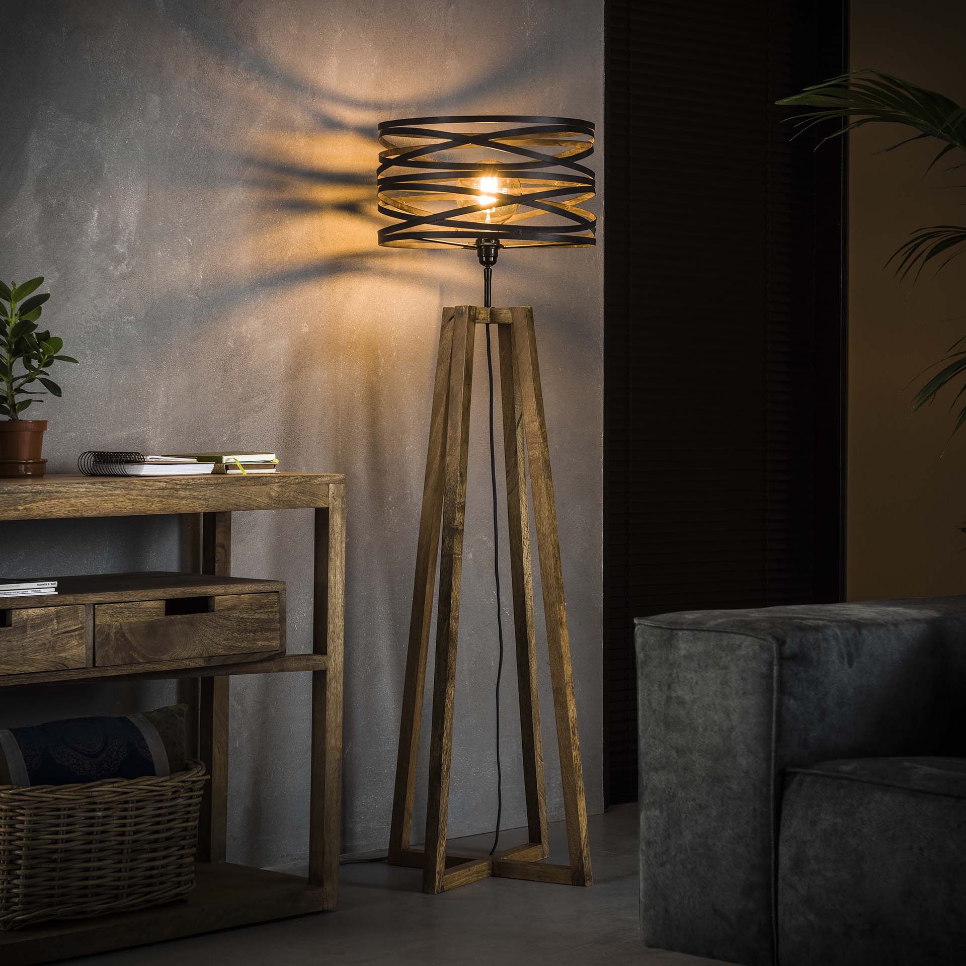 Stehleuchte – Luma Edge – Slate grey