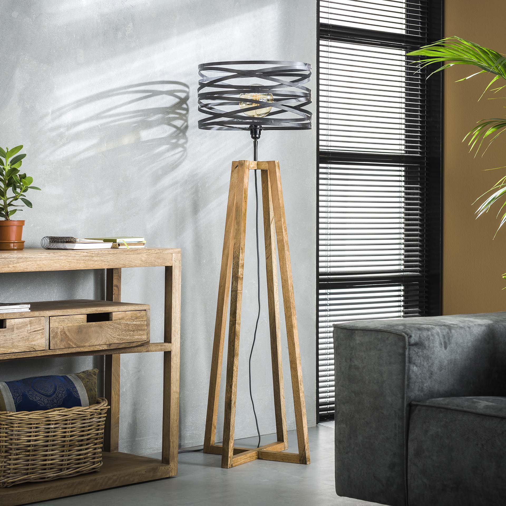 Stehleuchte – Luma Edge – Slate grey