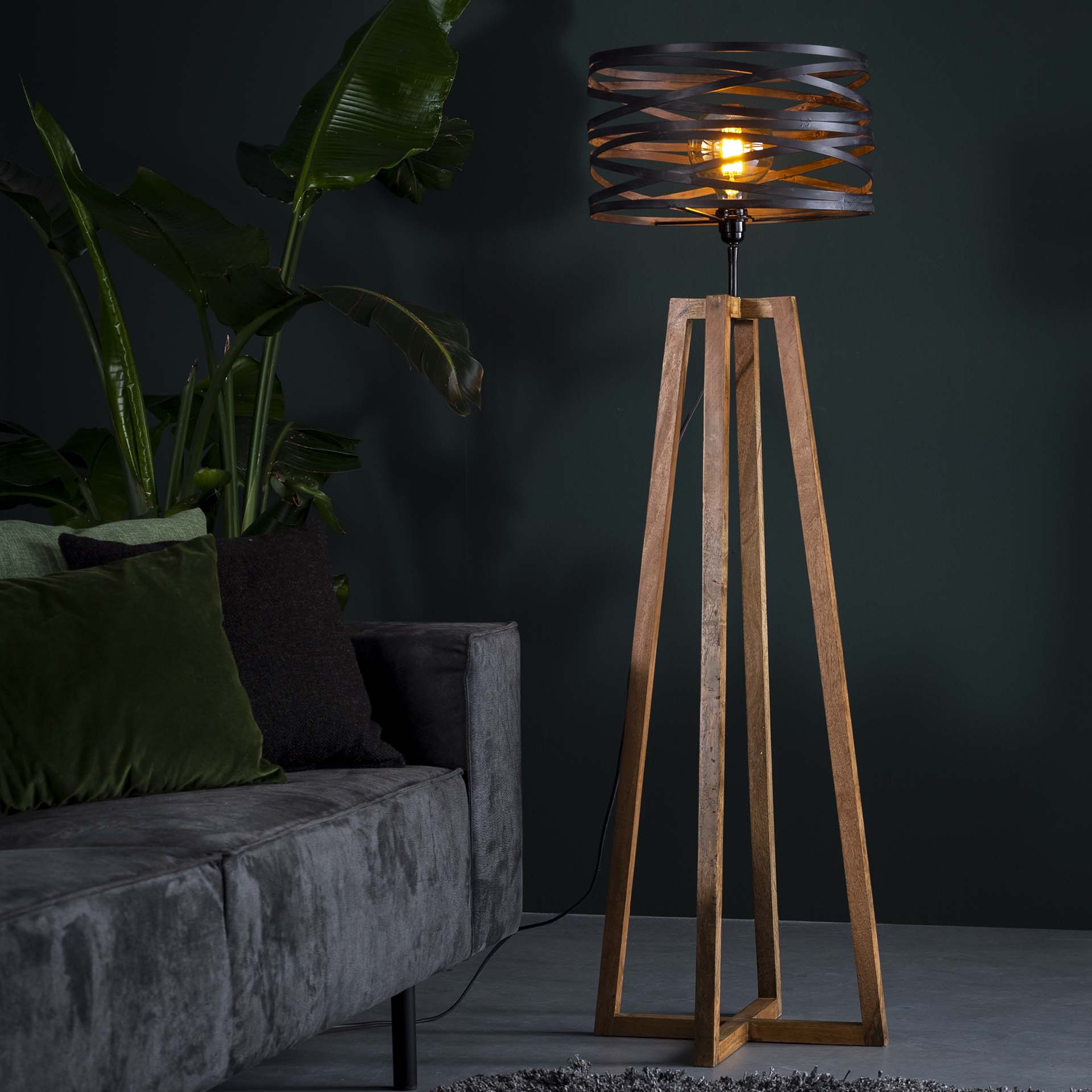 Stehleuchte – Luma Edge – Slate grey
