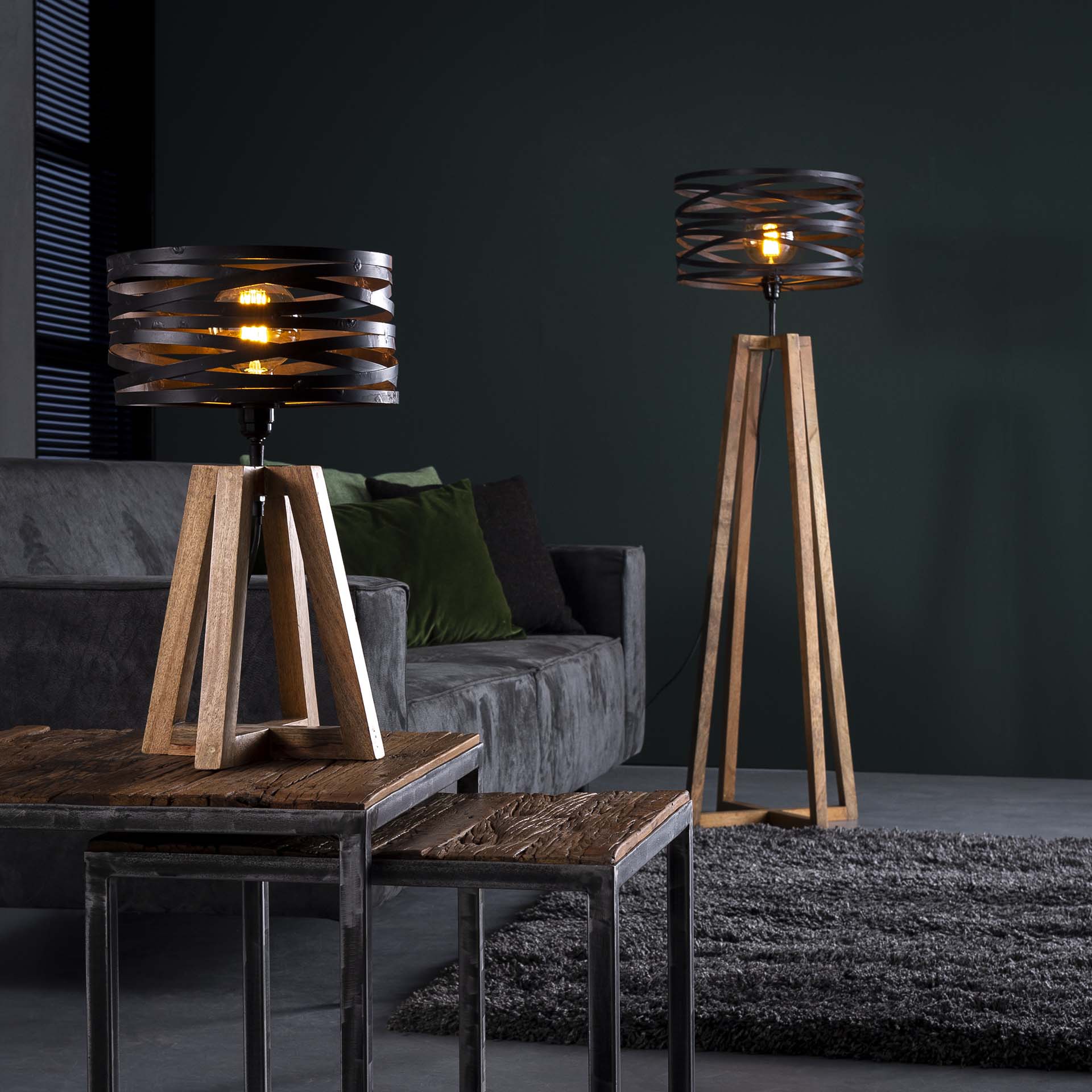 Stehleuchte – Luma Edge – Slate grey