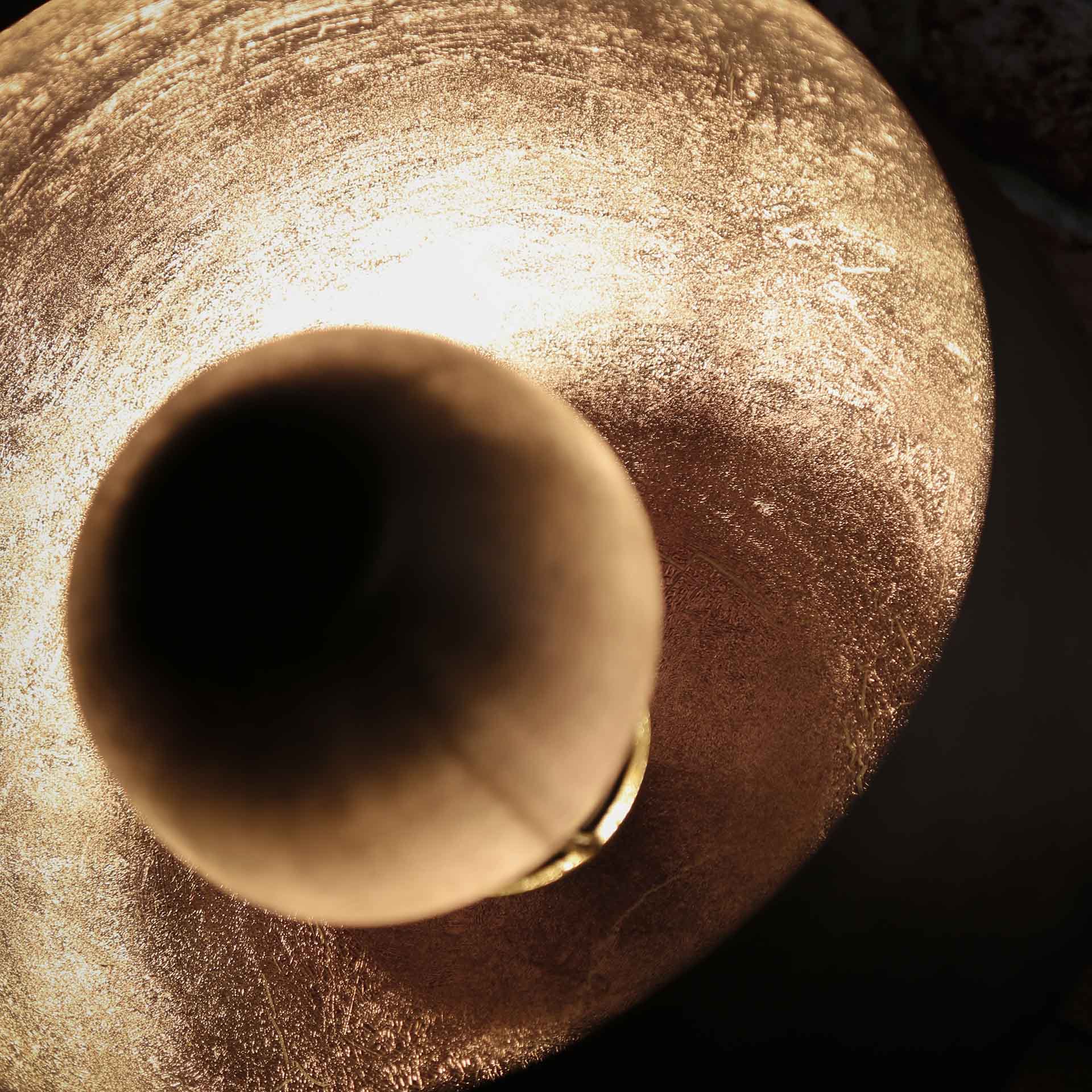 Tischleuchte – Aurora Stone – Schwarz Nickel