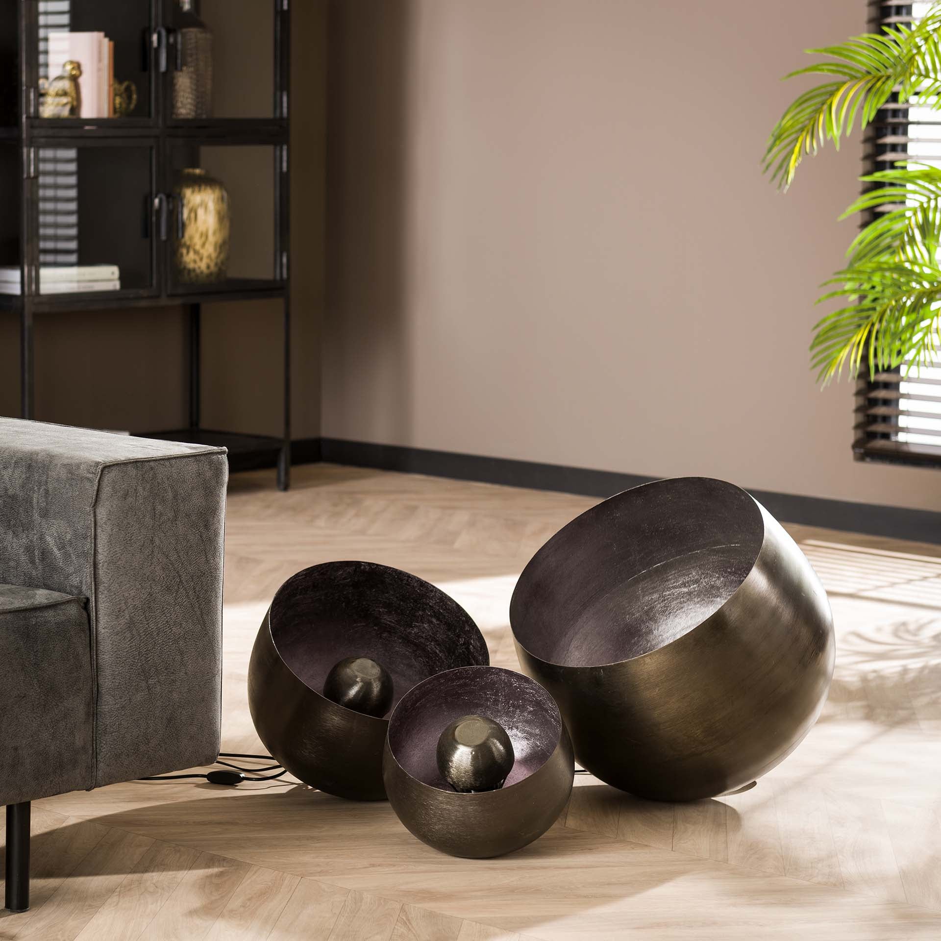 Tischleuchte – Scalea Design – Schwarz Nickel