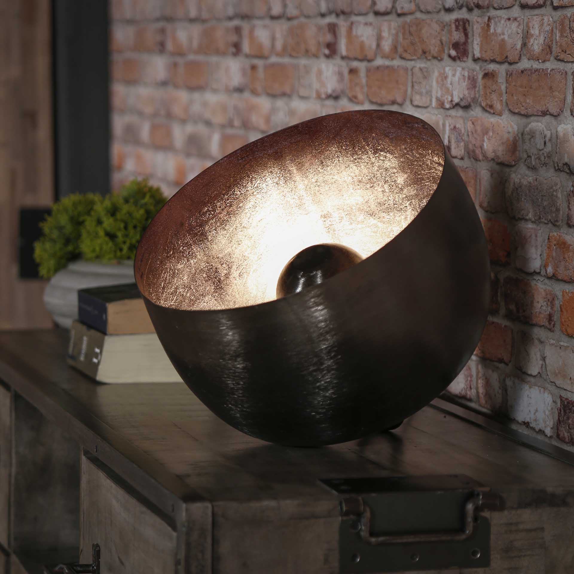 Tischleuchte – Scalea Design – Schwarz Nickel