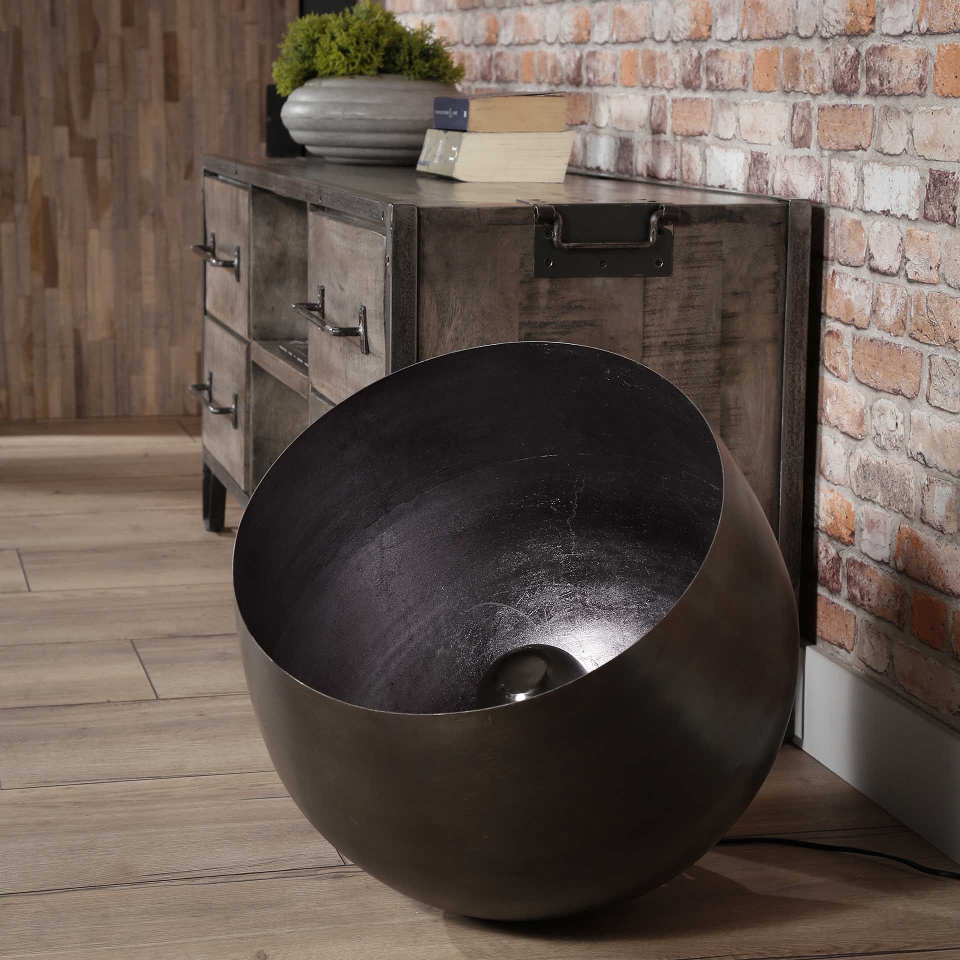 Tischleuchte – Fiora Edge – Schwarz Nickel
