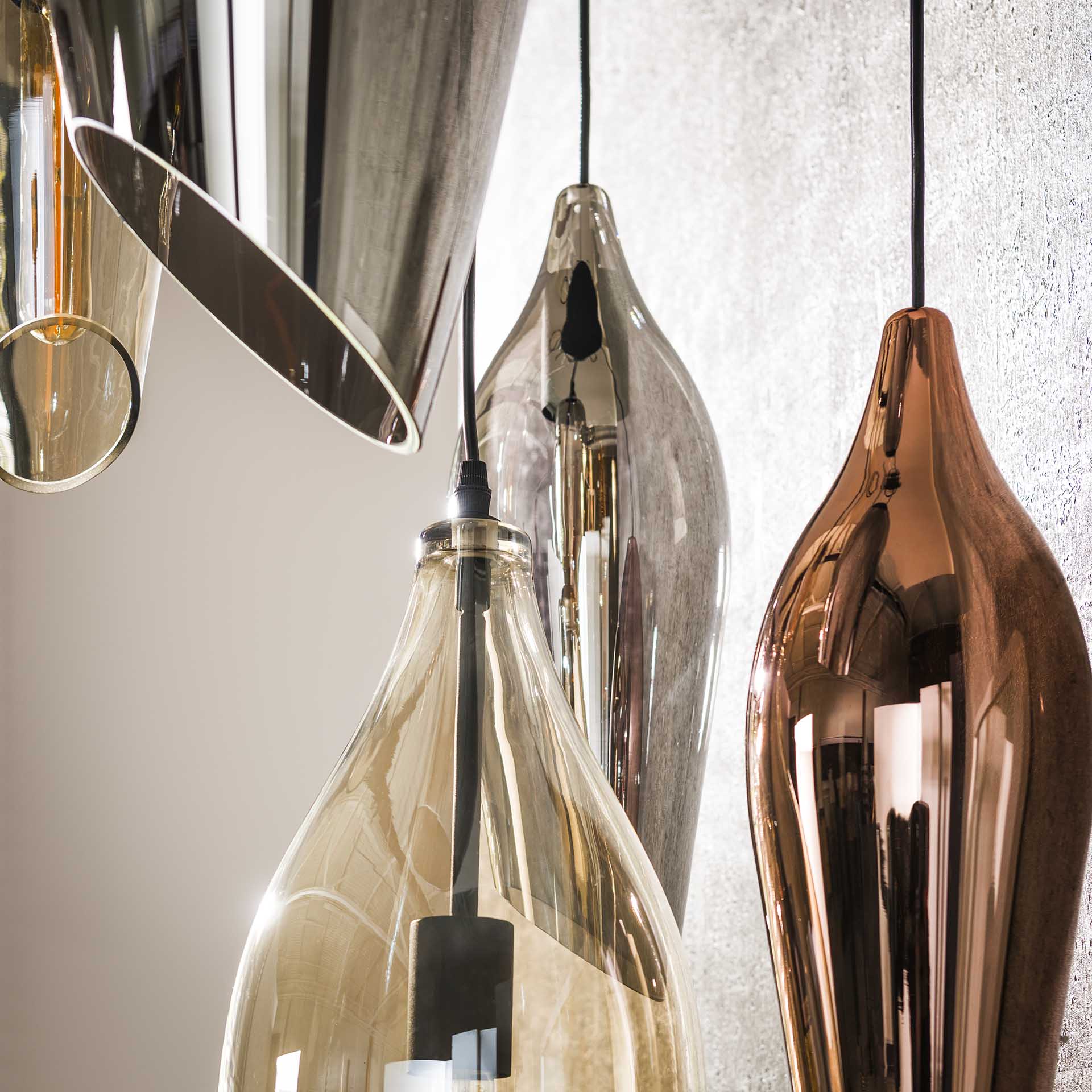 Hängeleuchte – Velora Pure – Glas – Schwarz