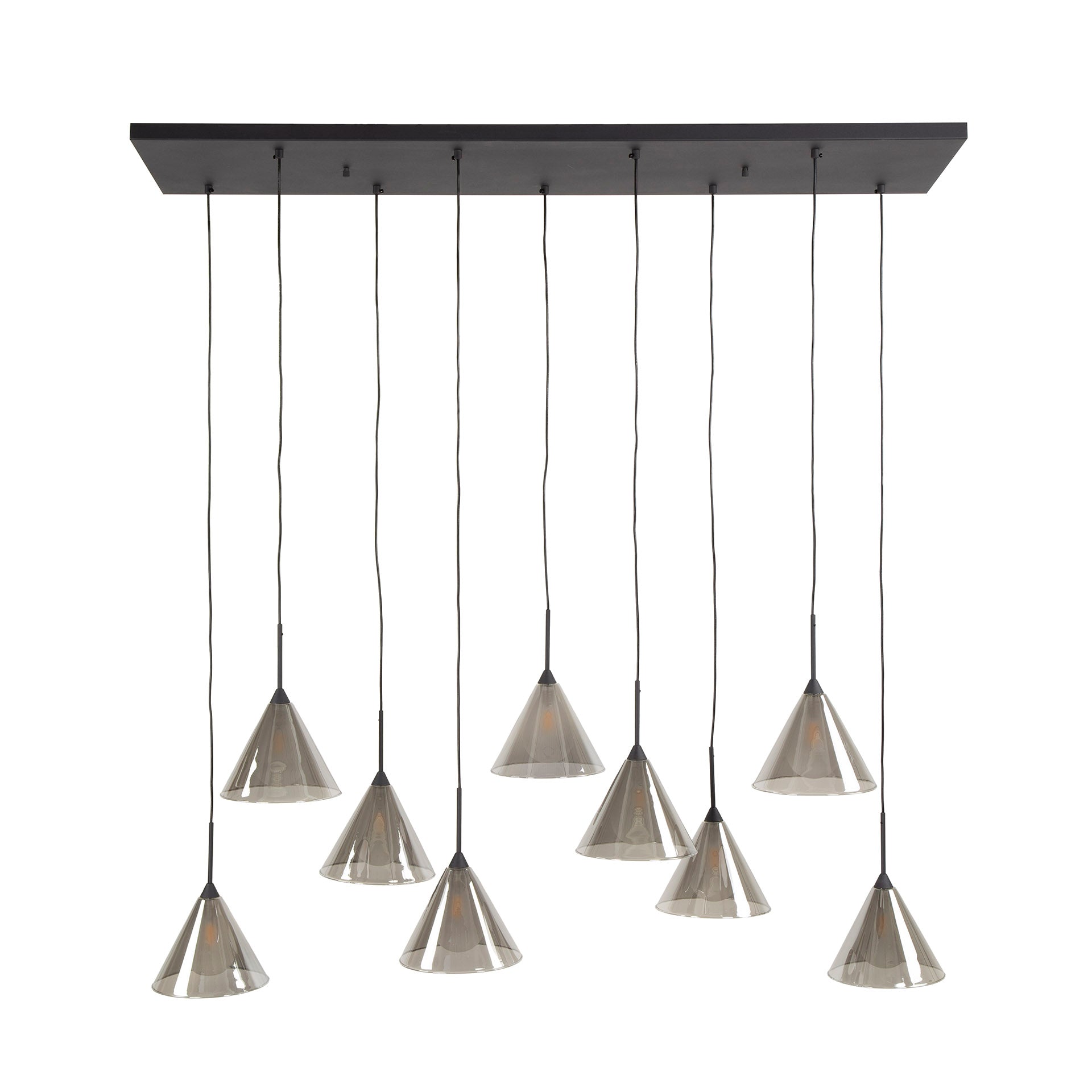 Hängeleuchte – Aria Classic – Glas – Smoke grey glass