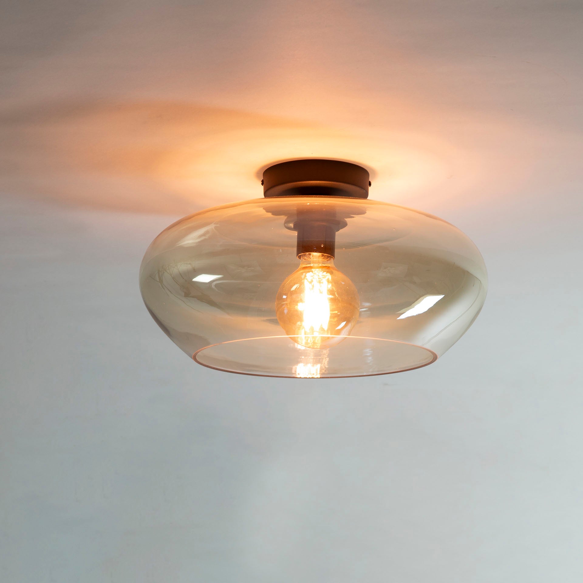 Hängeleuchte – Canto Hue – Glas – Amber color glas