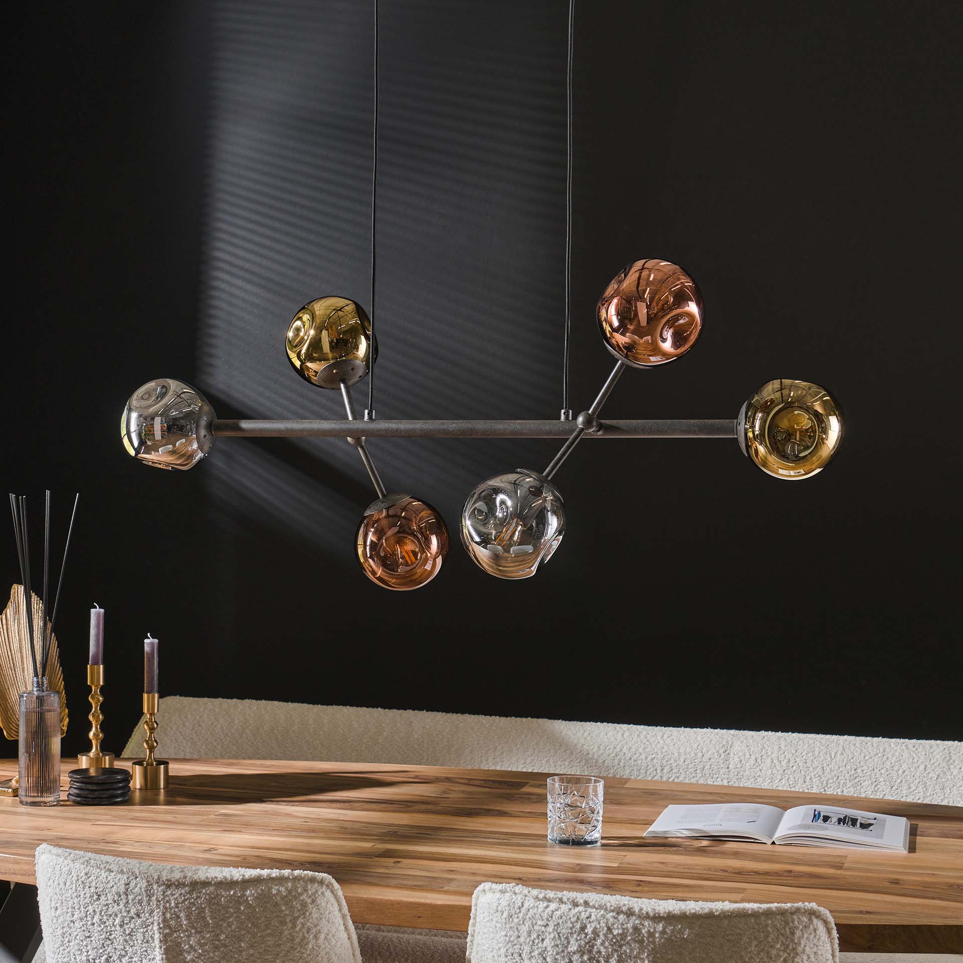 Hängeleuchte – Prisma Select – Glas – Artic schwarz