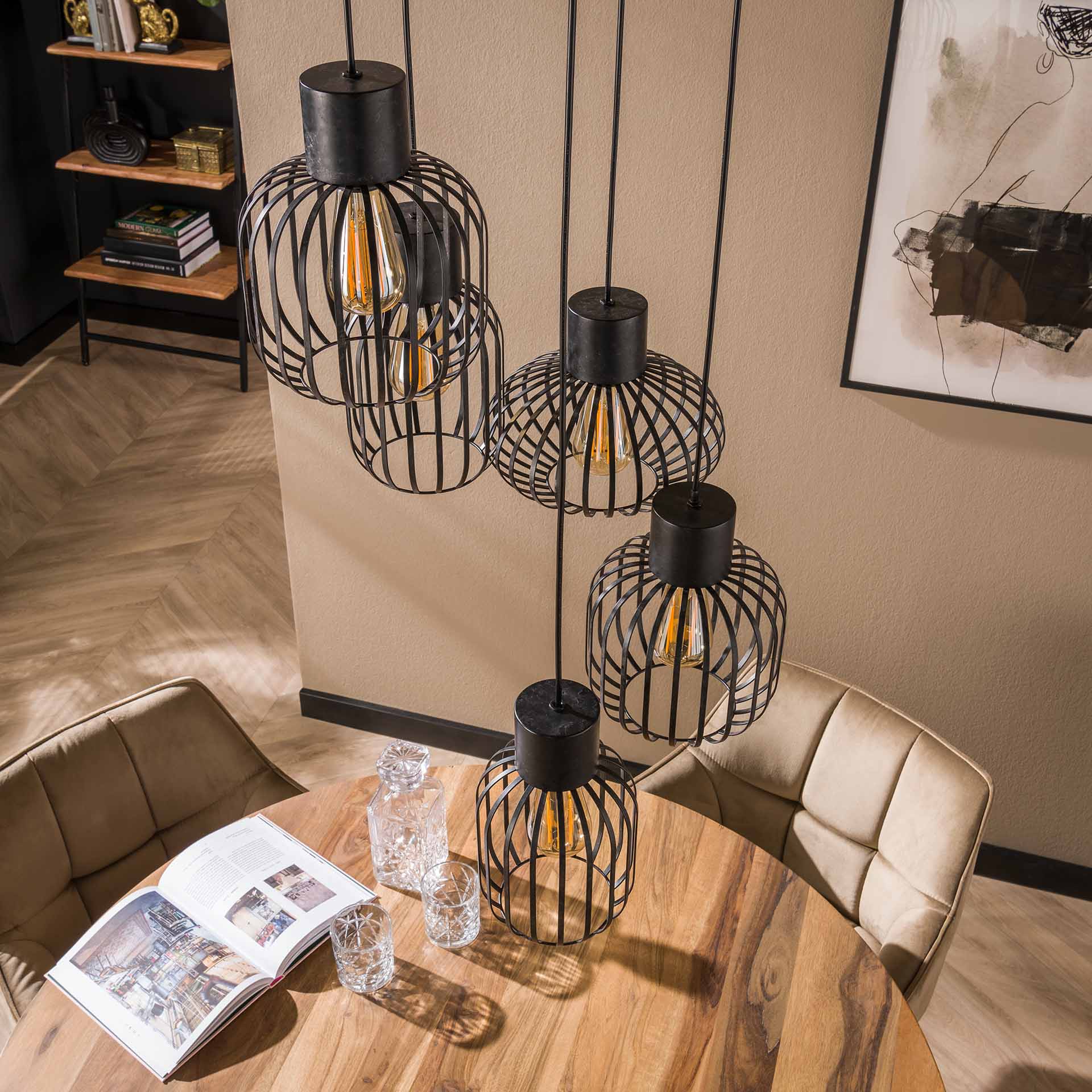 Hängeleuchte – Fiora Home – Charcoal