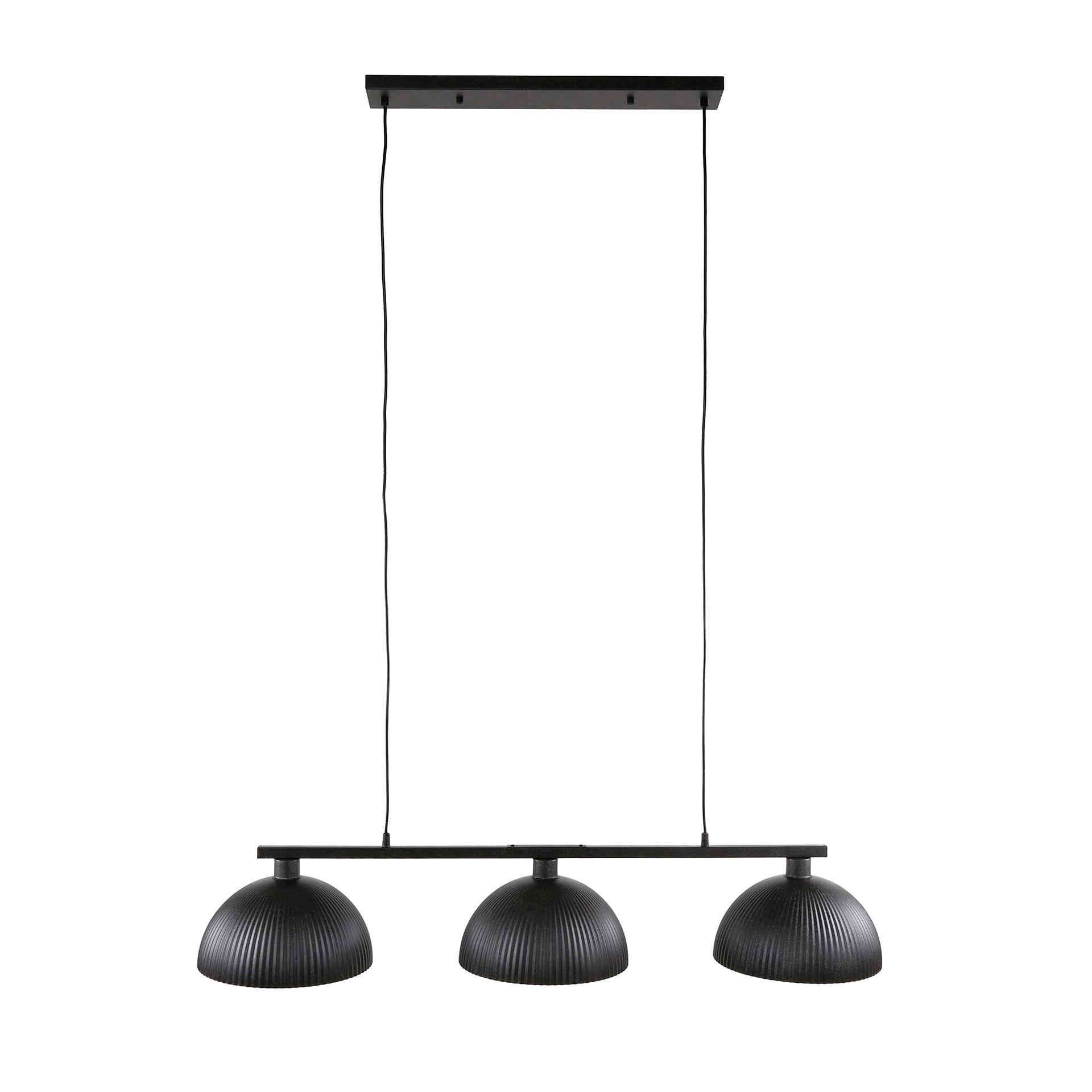 Hängelampe Scanalato 3L Halbrunde Kappe 120×30×150 cm – Leuchte