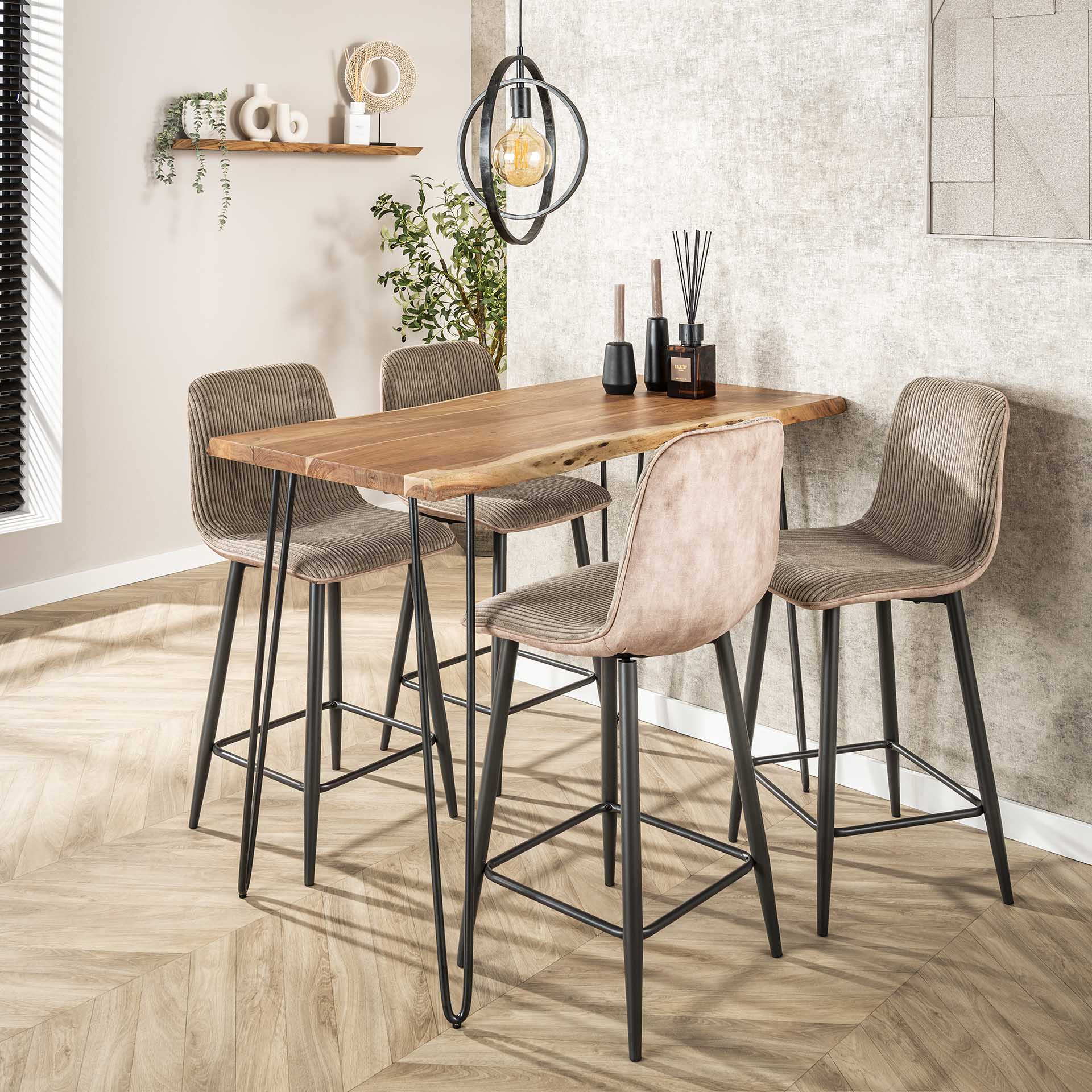 Hängeleuchte Carino 1-flammig – Metall-Leuchte 40×150×30 cm mit drehbarem Kreis, Charcoal-Finish, höhenverstellbar, E27, LED geeignet