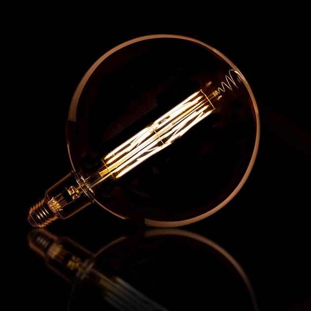 Leuchte – Aureo Halo – Glas – Amber color glas