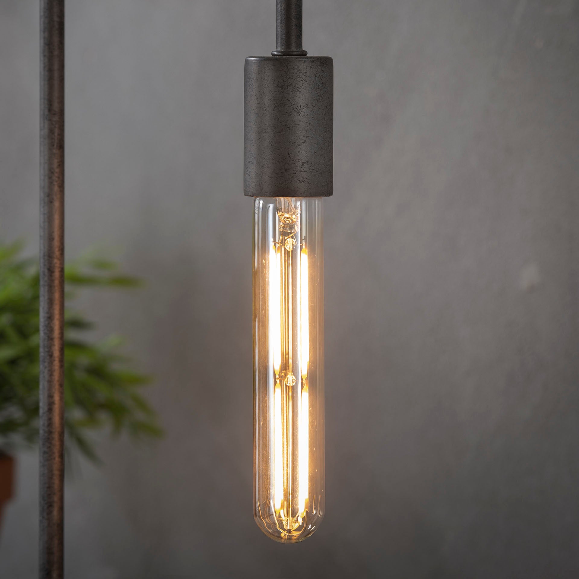 LED Filament Röhre T32-L185 E27 18,5 cm – bernsteinfarben, dimmbar, 4W, 2100K extra warmweiß, 280 lm