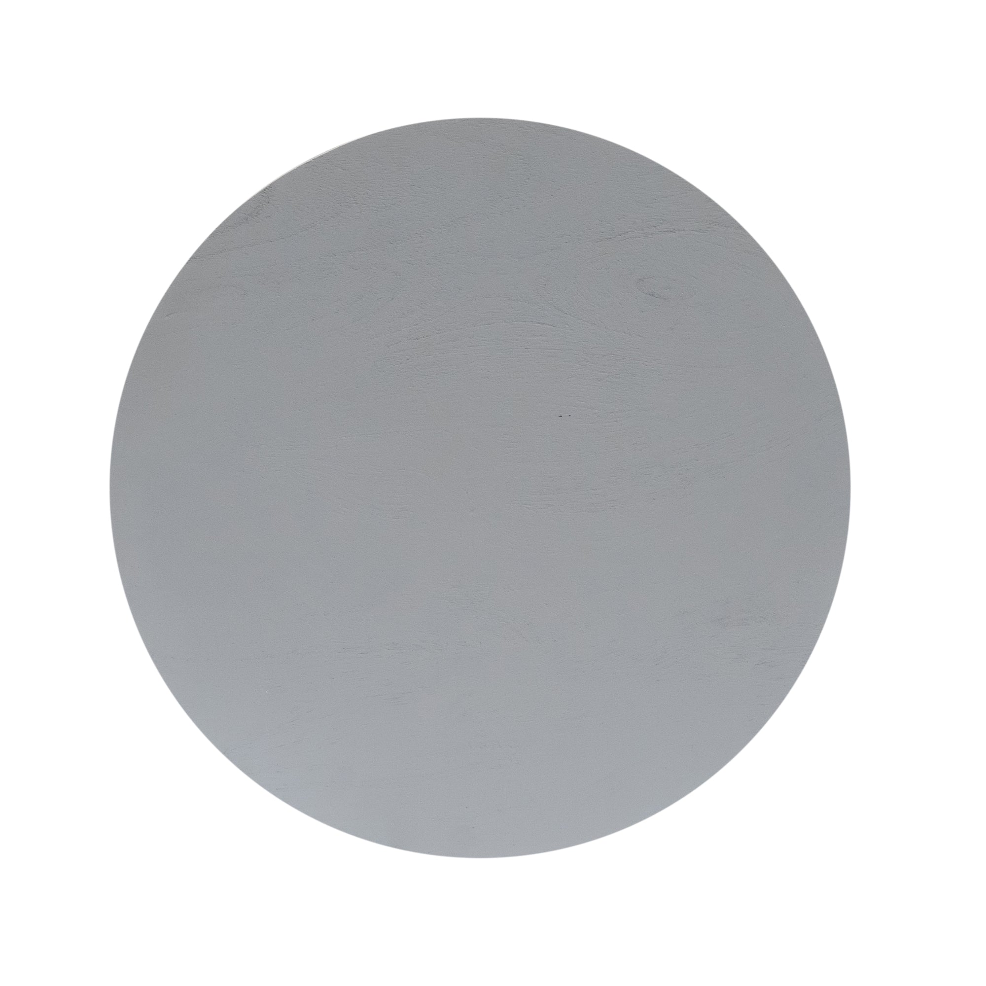 Couchtisch Sole – Runder Tisch mit vertikalem Lamellen-Design, 50 x 50 x 46 cm