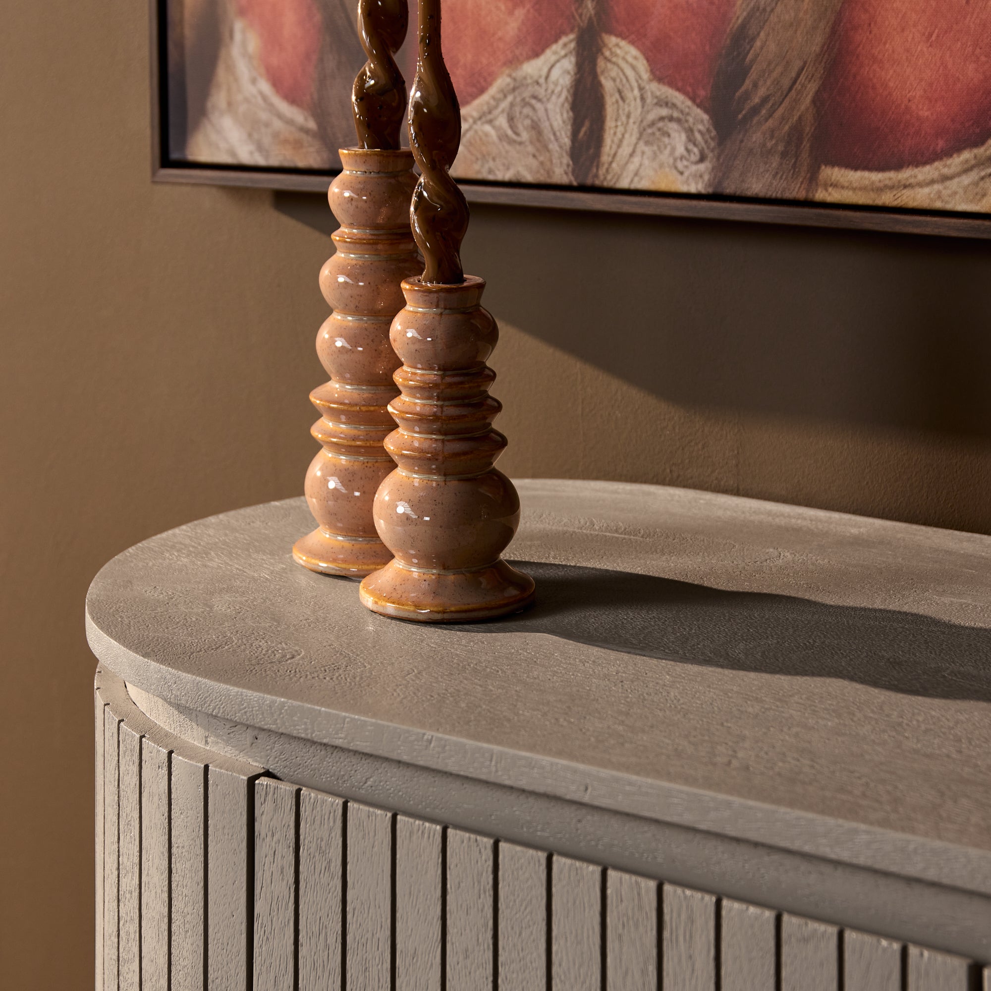 Highboard Schrank Sole | 115 cm | Taupe